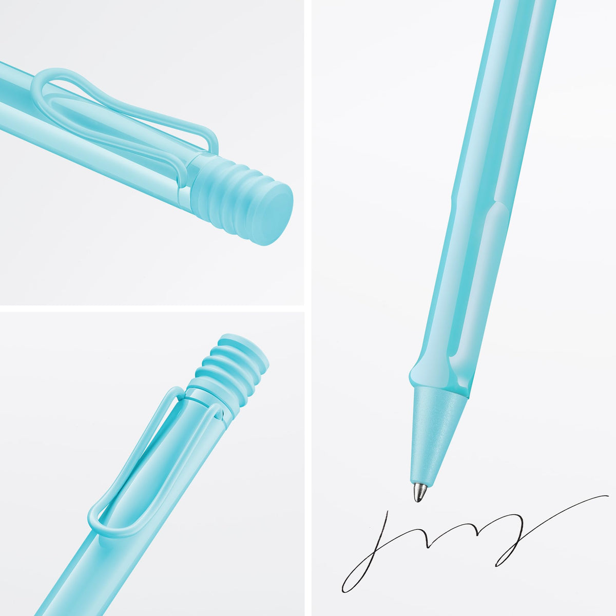 Lamy safari aquasky - Ballpoint Pen with ergonomic grip & line width M - for pleasant long writing