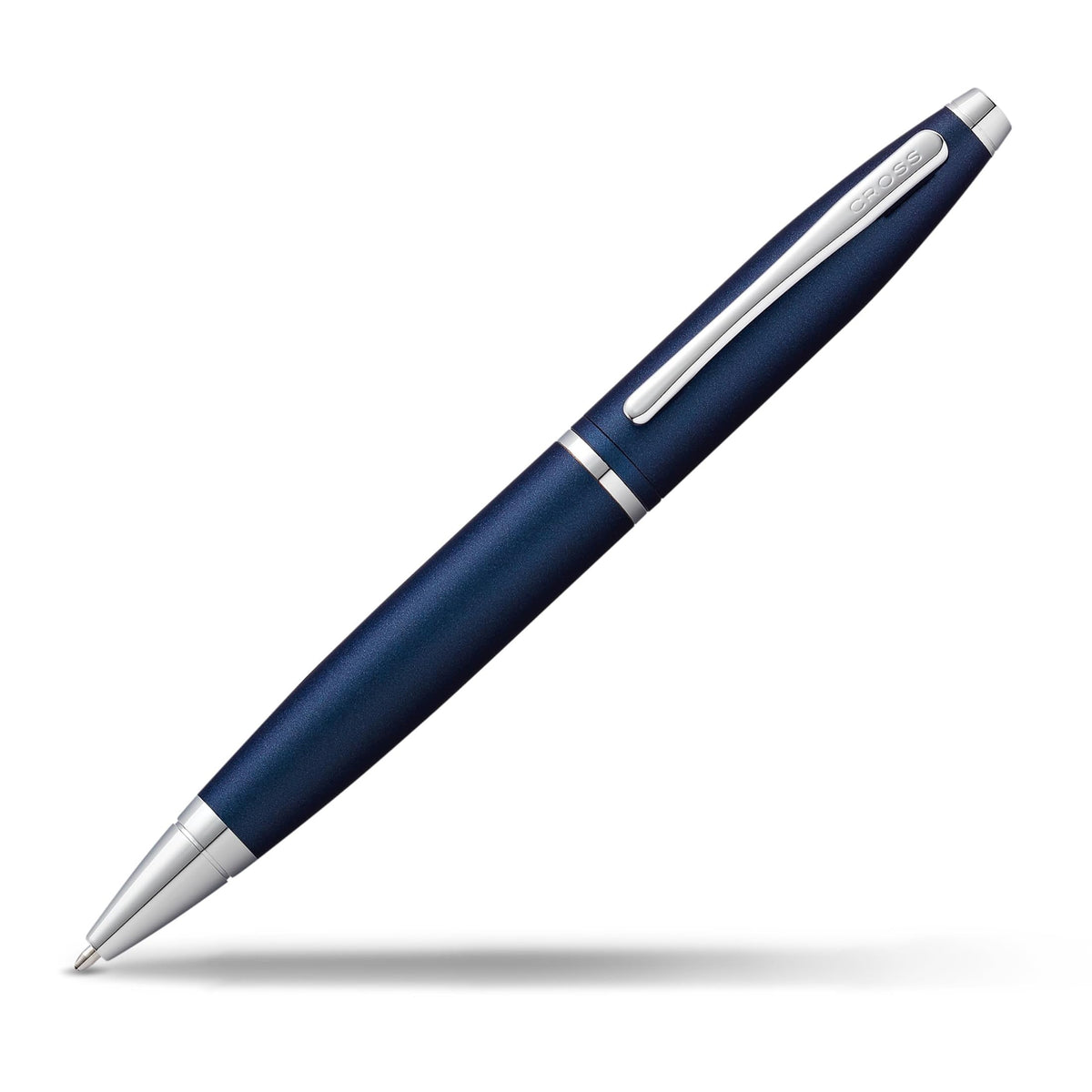 Cross Calais Ballpoint Pen, Matte Metallic Blue, Medium Point, Black Ink