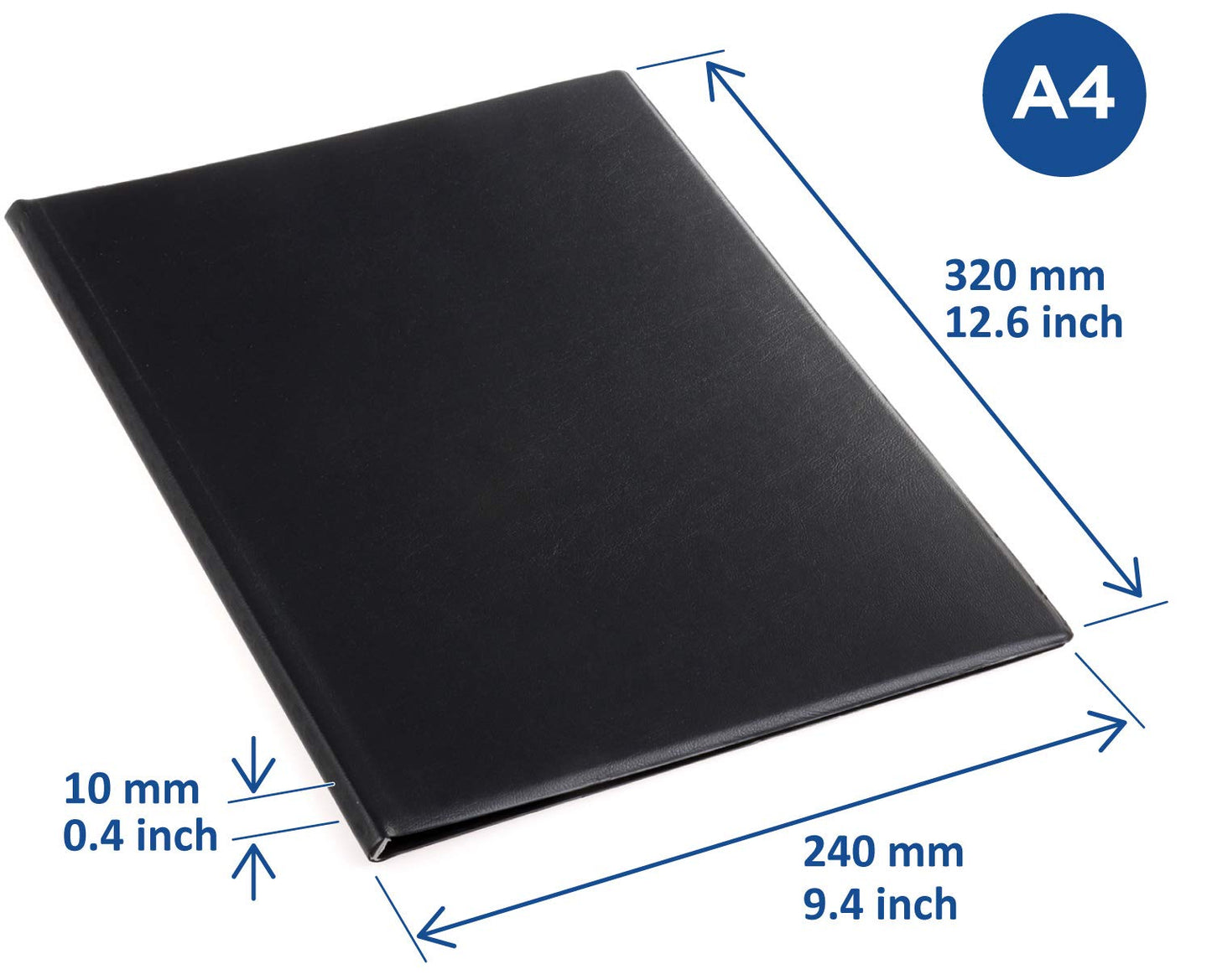 Rillstab Original Display Book (10 Transparent/Clear Pockets) | A4 Front Page Ring Binder Portfolio