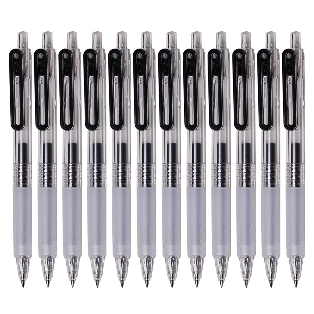 OBE WISEUS Extra Fine Point Retractable Gel Pens,0.38mm Micro Precision Tip