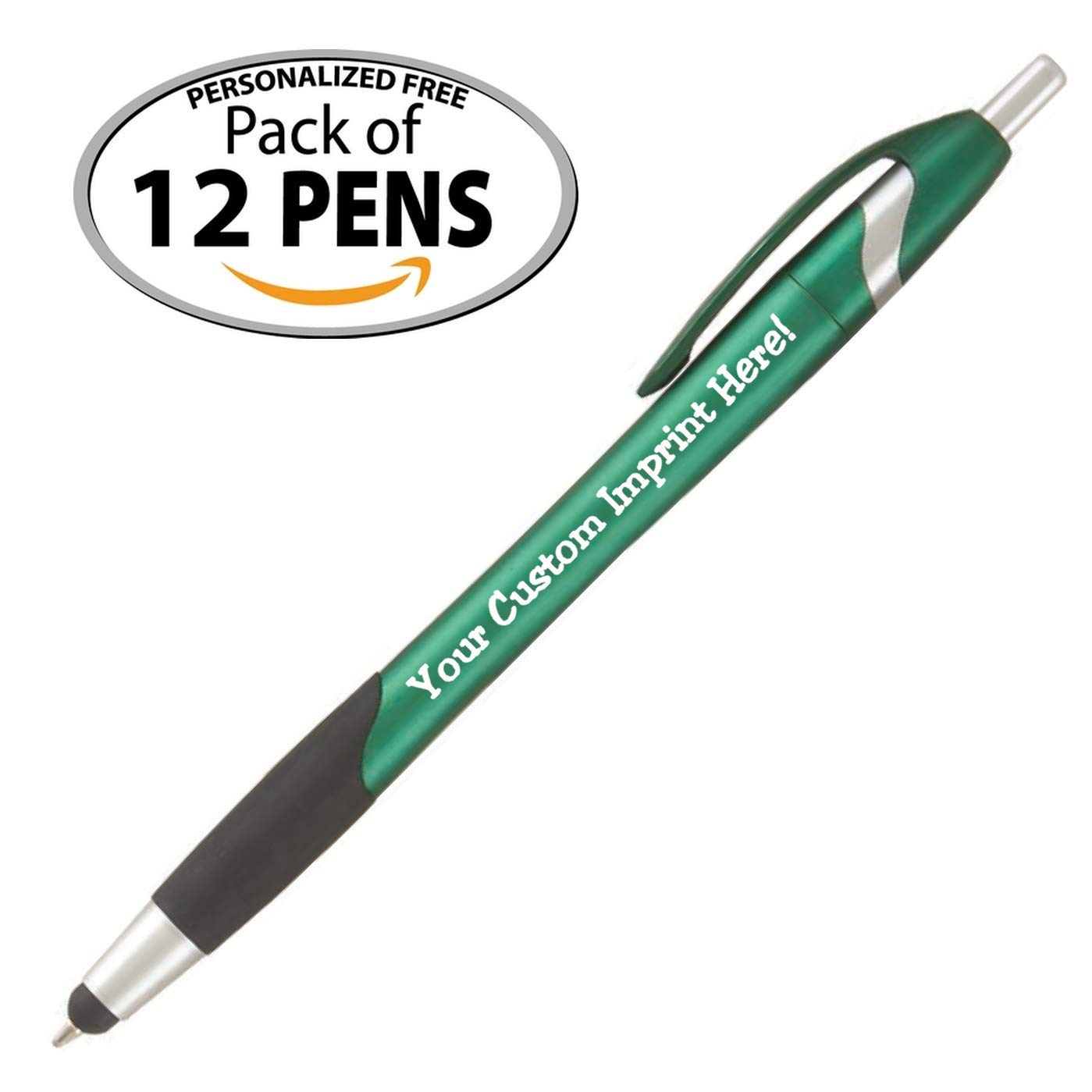 Express Pencils The Glide Ballpoint Pen with Stylus. Click action Custom Personalized Black writing