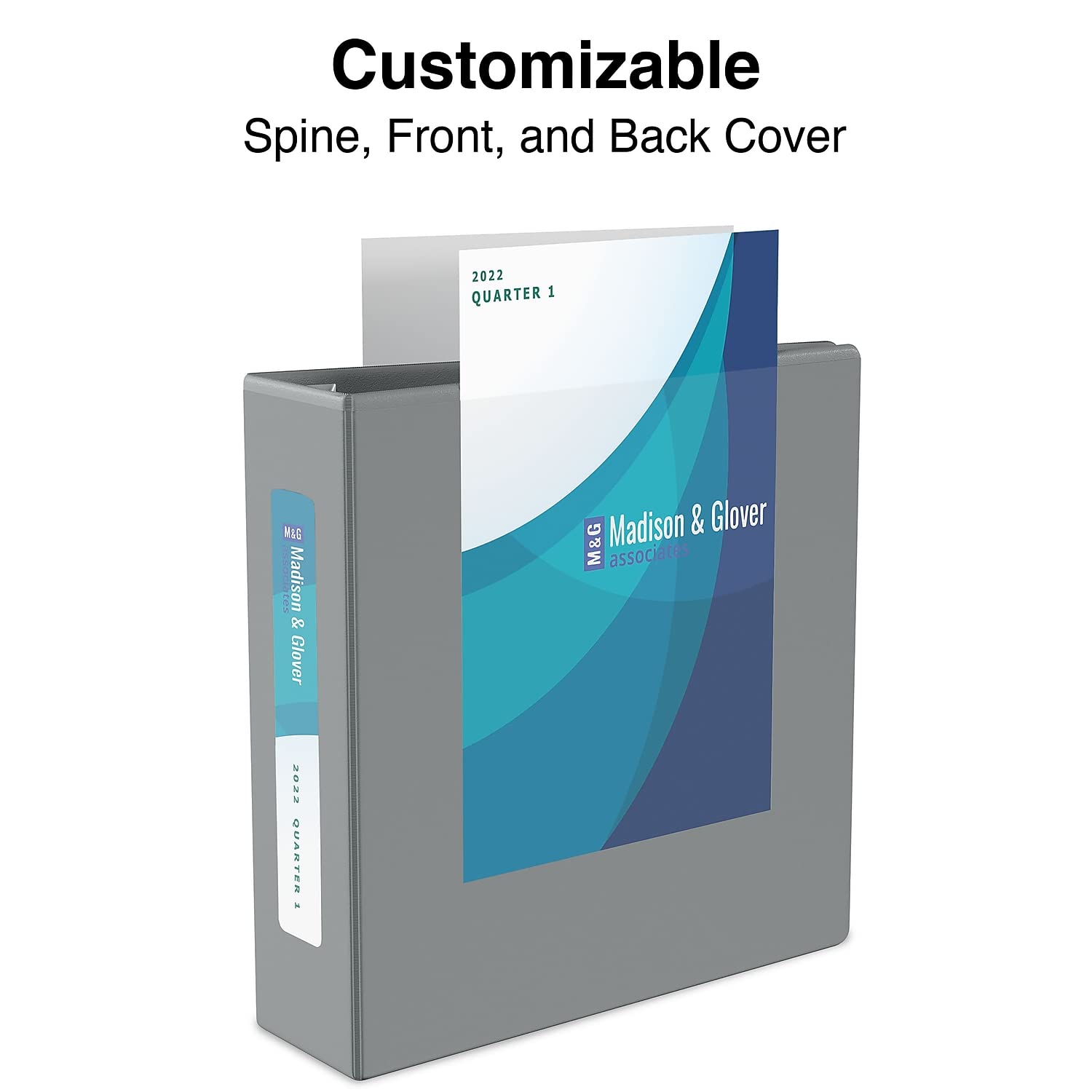 Staples Heavy-Duty 3-Inch D-Ring View Binder, Gray, 600 Sheets