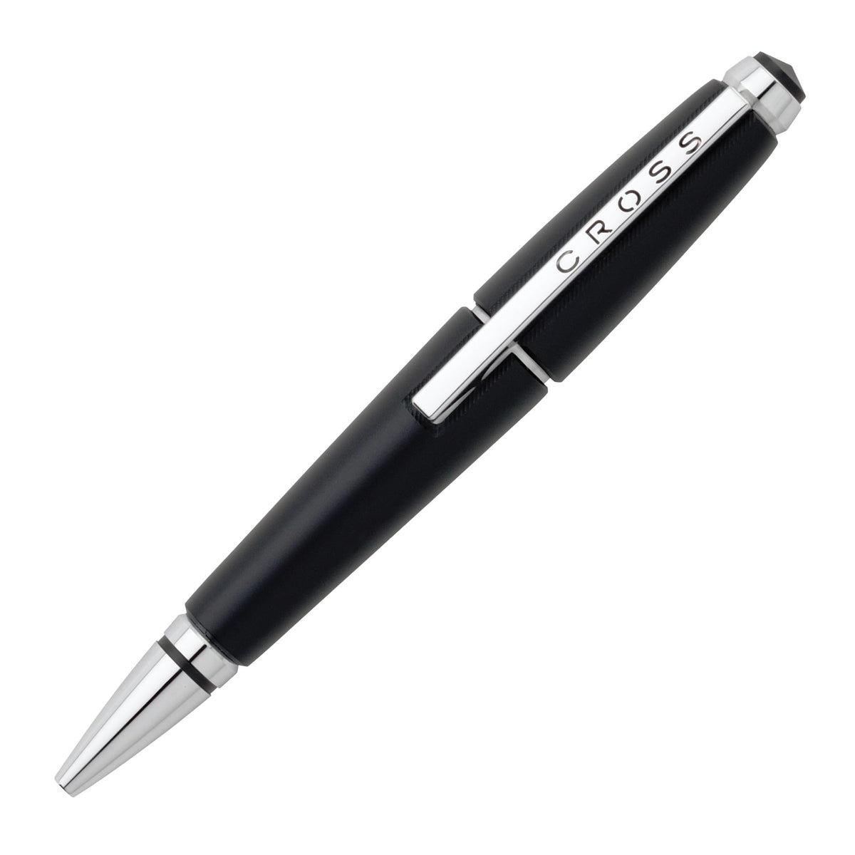 Cross Edge Jet Black Gel Rollerball Pen, Medium Point, Black Ink