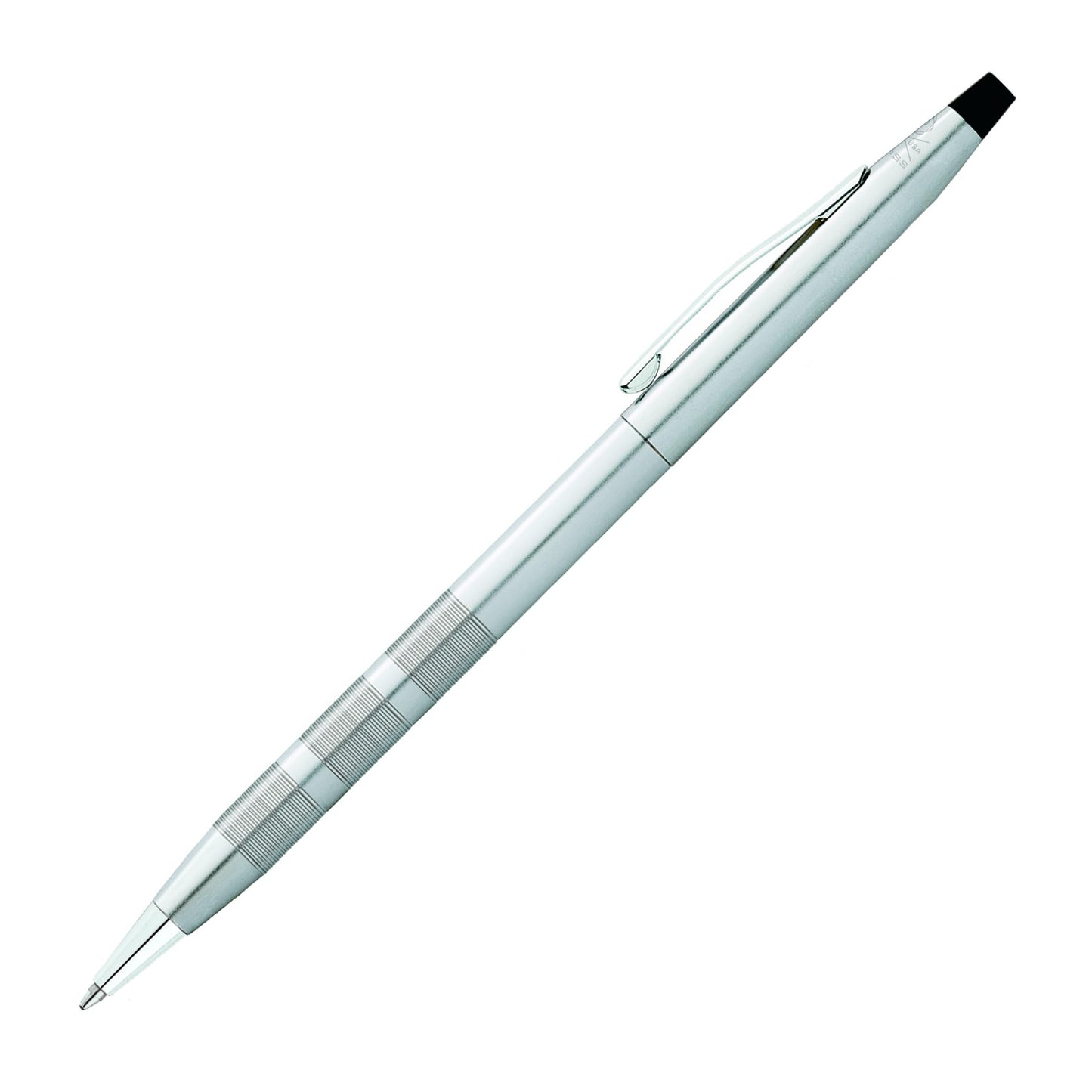 Cross Classic Century Diamond Cut Satin Ballpoint Pen, Black Ink