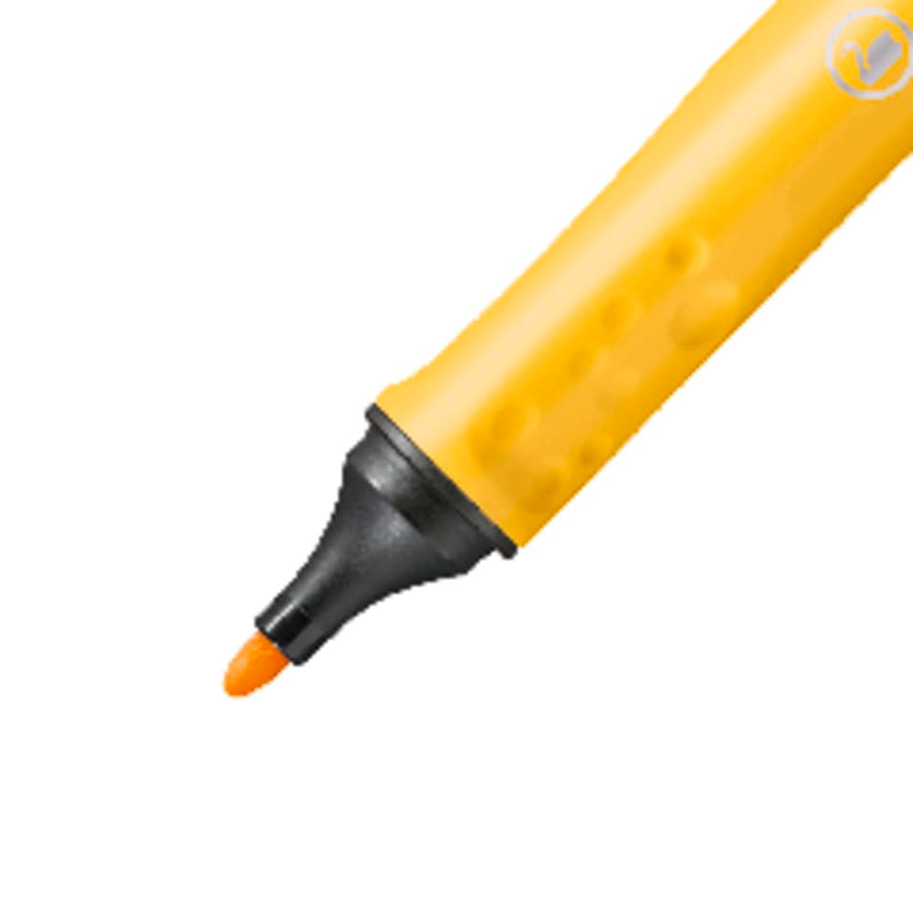 Fibre-Tip Pen with Cap-Ring - STABILO Cappi - Pack of 18 - Assorted Colours + 2 Cap-Rings