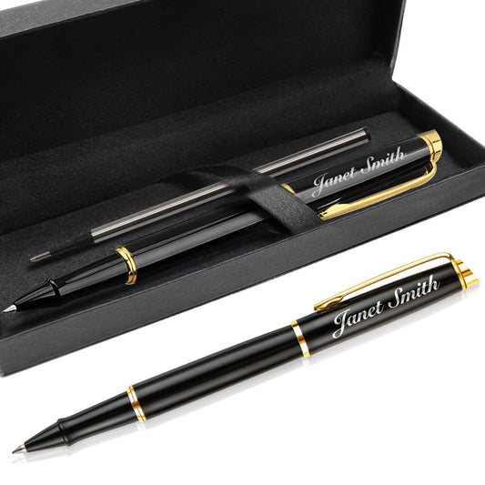 Yananka Personalized Pens Engraved,Custom Ballpoint Pen for Men Woman, Personalized Gift for
