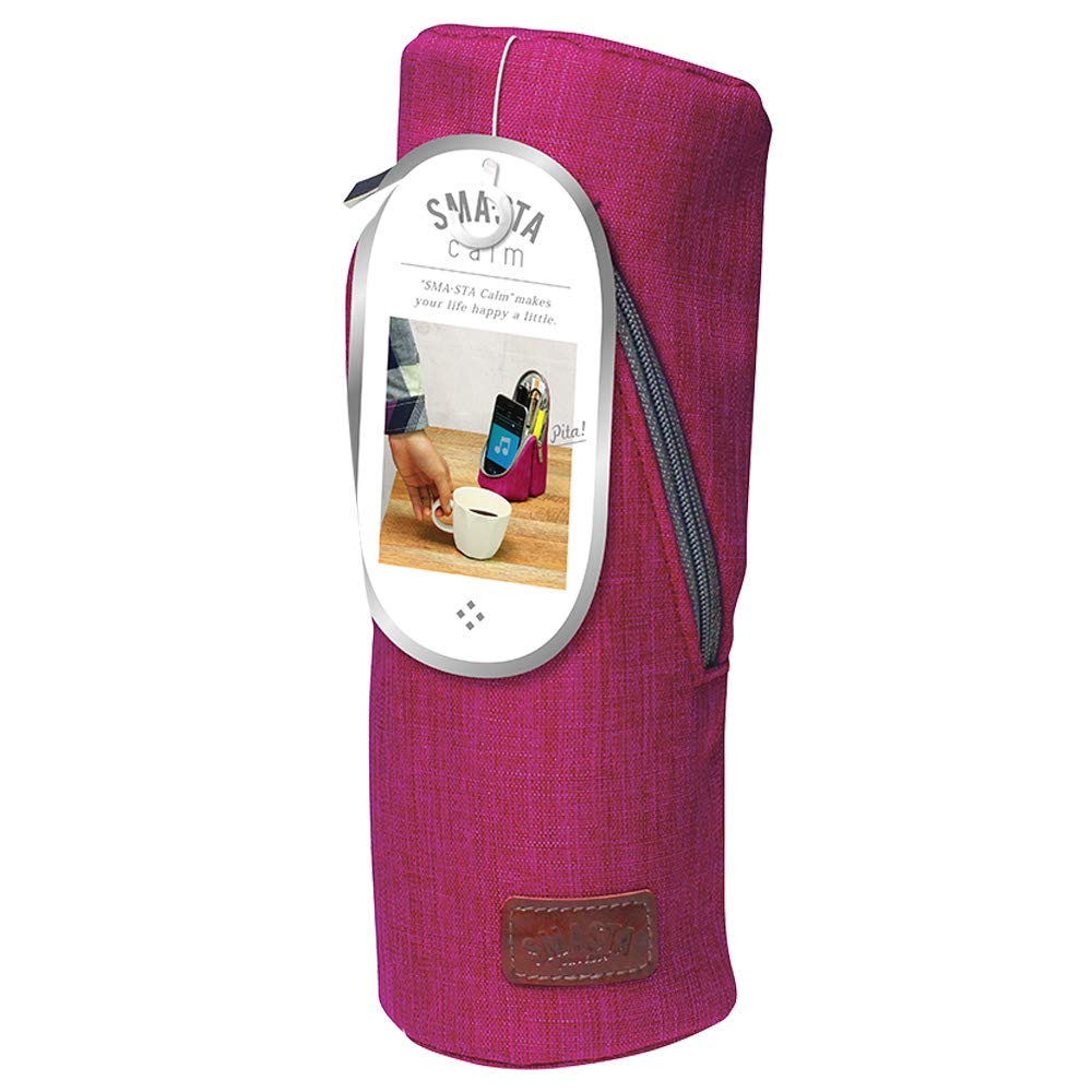 Sonic FD-1607-P Stand Pen Case, Smasta, Calm, Pink