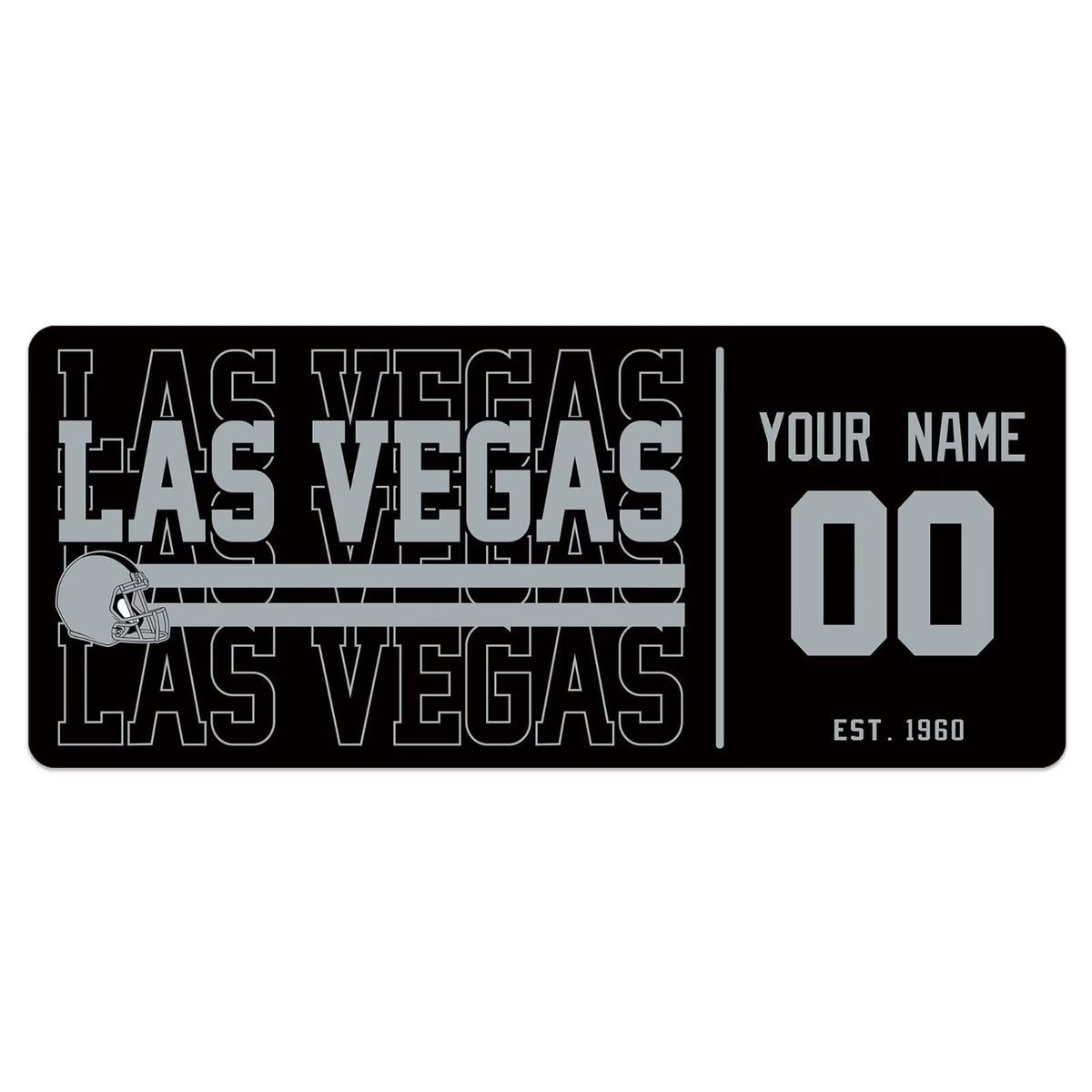 ANTKING Las Vegas Mouse Pad Custom Name and Number Desk Pad for Men Women Youth Gifts