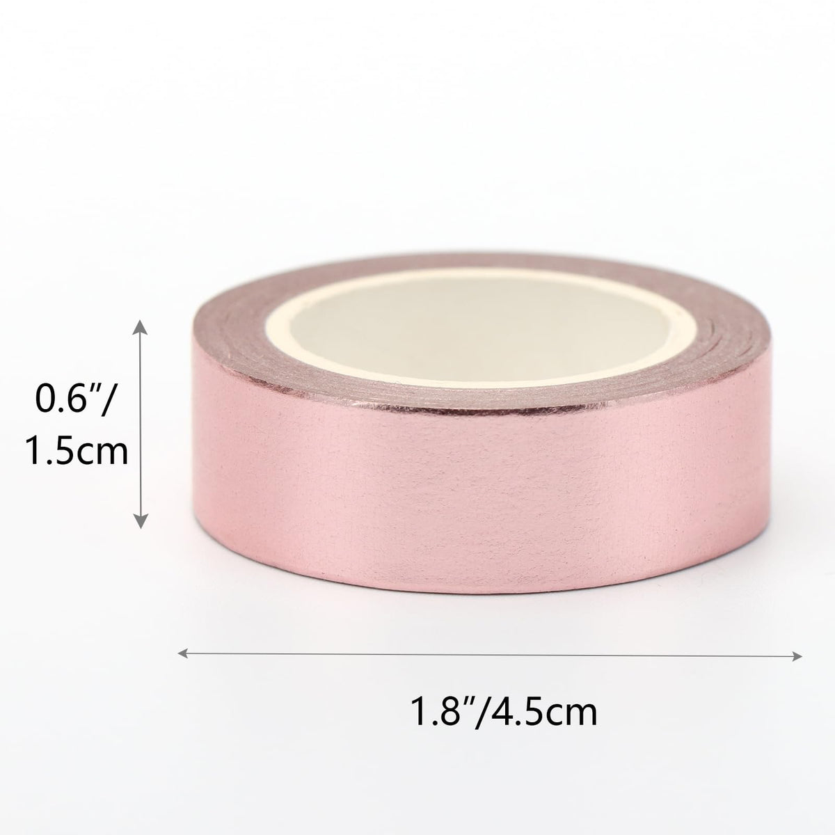 NatSumeBasics 3 Pink Foil Washi Tape Champagne Metallic Masking Craft Tapes