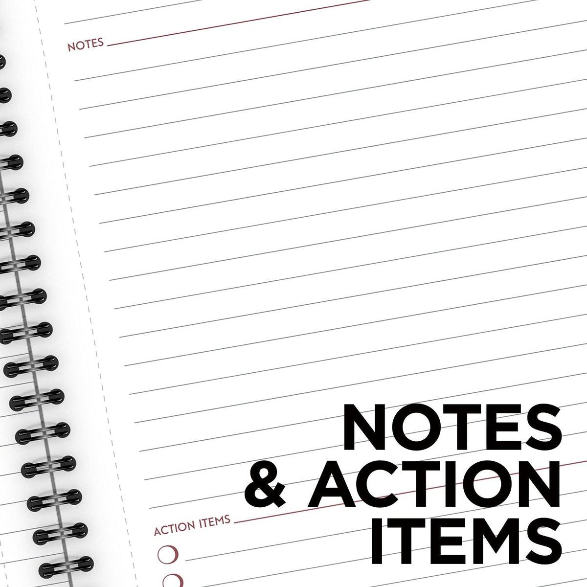 Cambridge Limited Business Notebook, Guided Meeting Notebook, Legal Ruled with Flexible Soft Touch