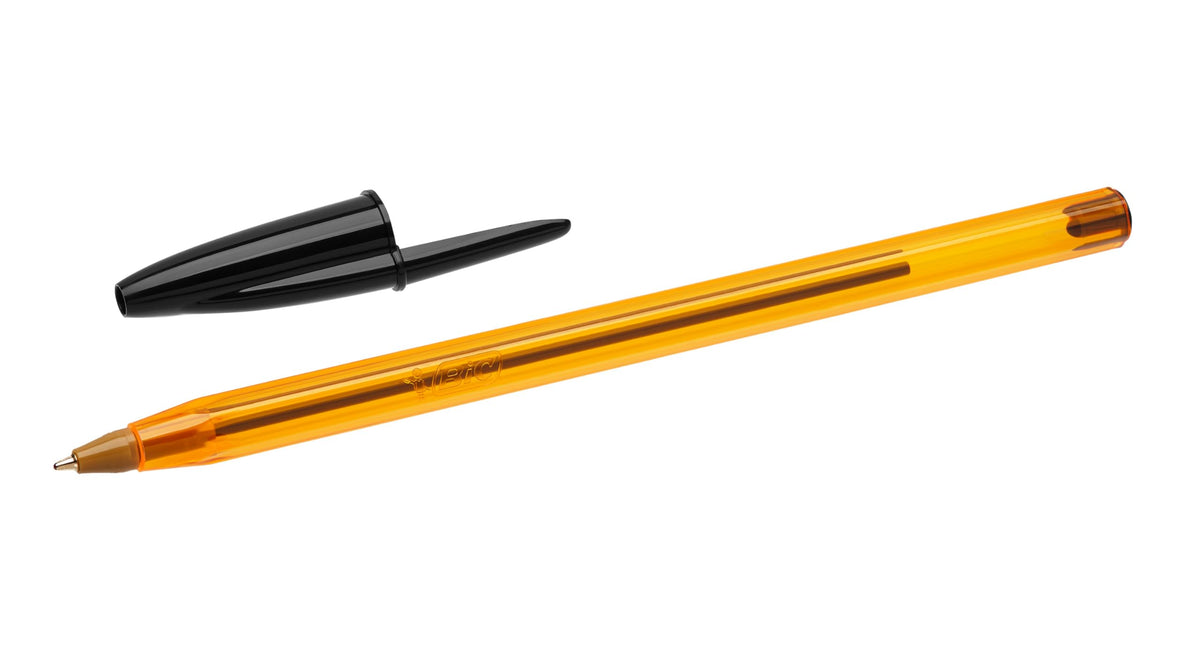 BIC Cristal Original, Ballpoint Pens, Every-Day Biro Pens with Fine Point (0.8 mm), Ideal for