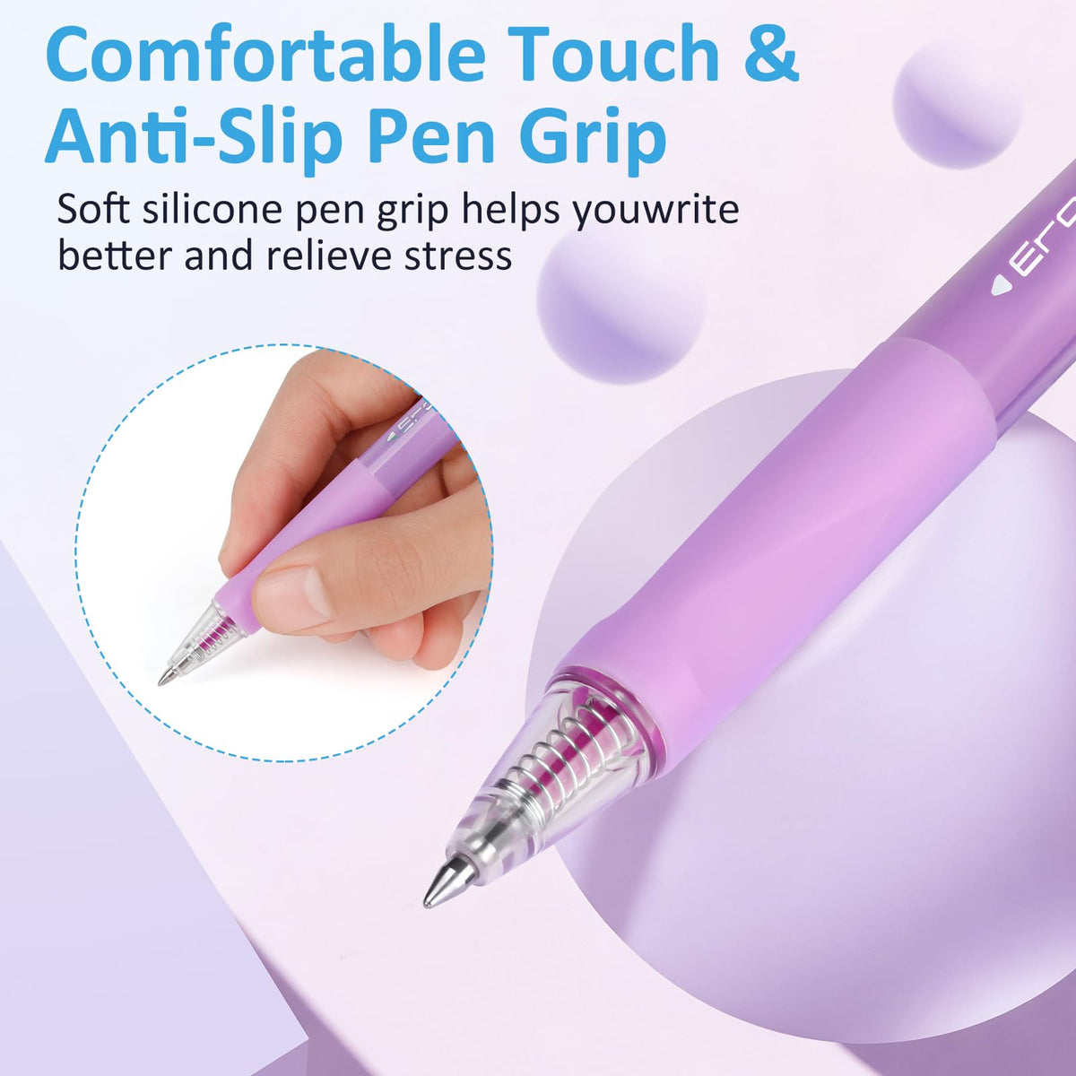 Solati 36 Colors Erasable Gel Pens, Fine Point 0.7mm Colored Erasable Pens, Make Mistakes