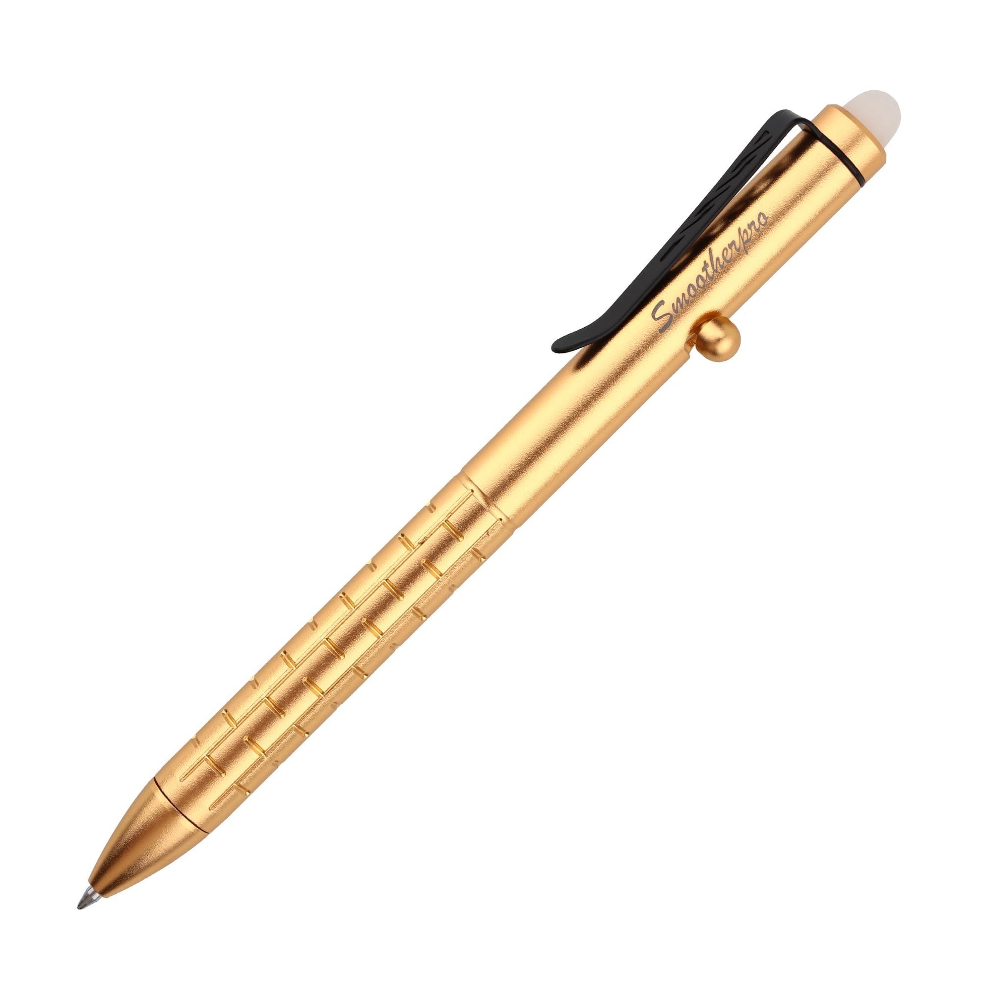 SMOOTHERPRO Aluminum Bolt Action Pen,Compatible with Pilot FriXion Refill