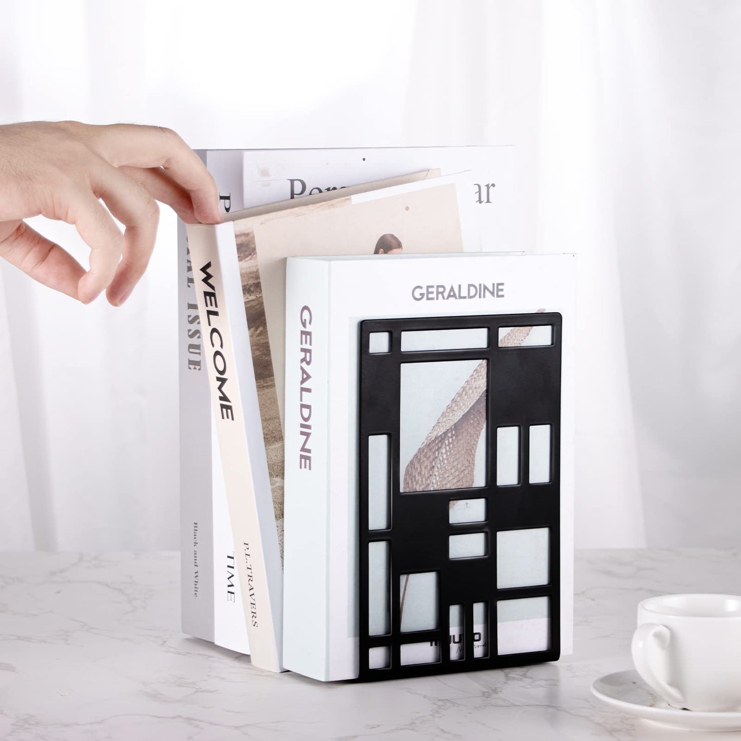 Book Ends,Bookends,Book Ends for Shelves,Bookends for Heavy Books