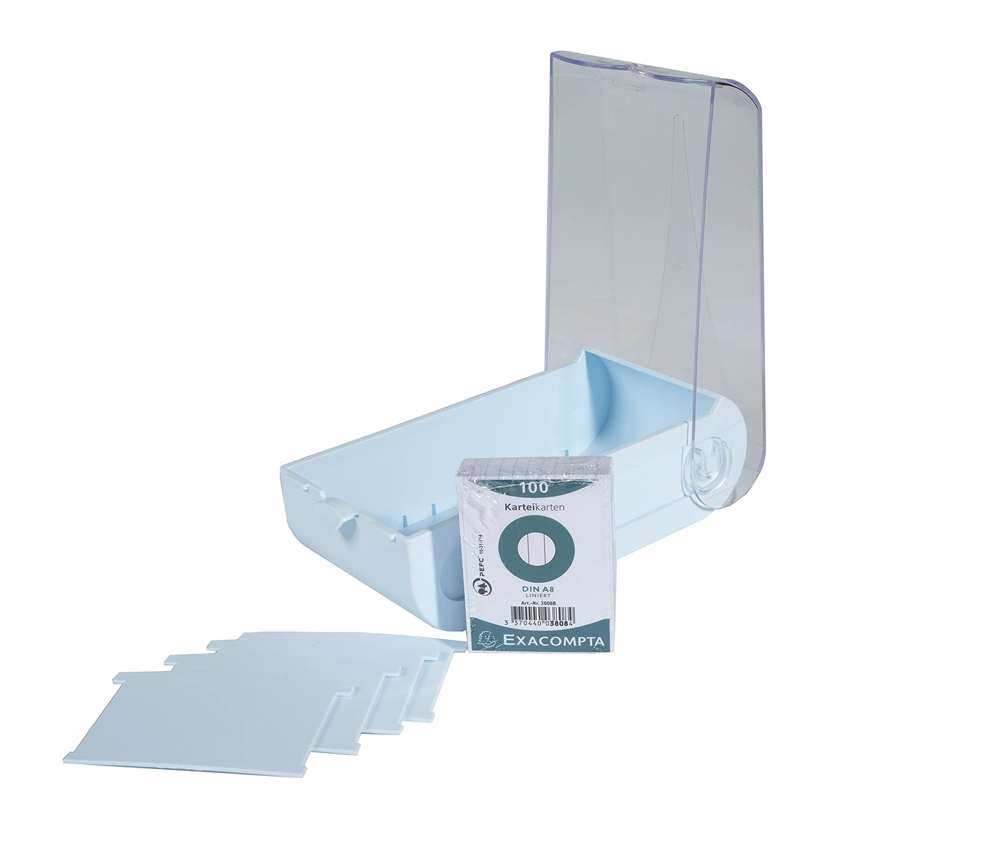 Exacompta Bunnybox 5336223D Flash Card File DIN A8 Landscape Including 100 Index Cards Original