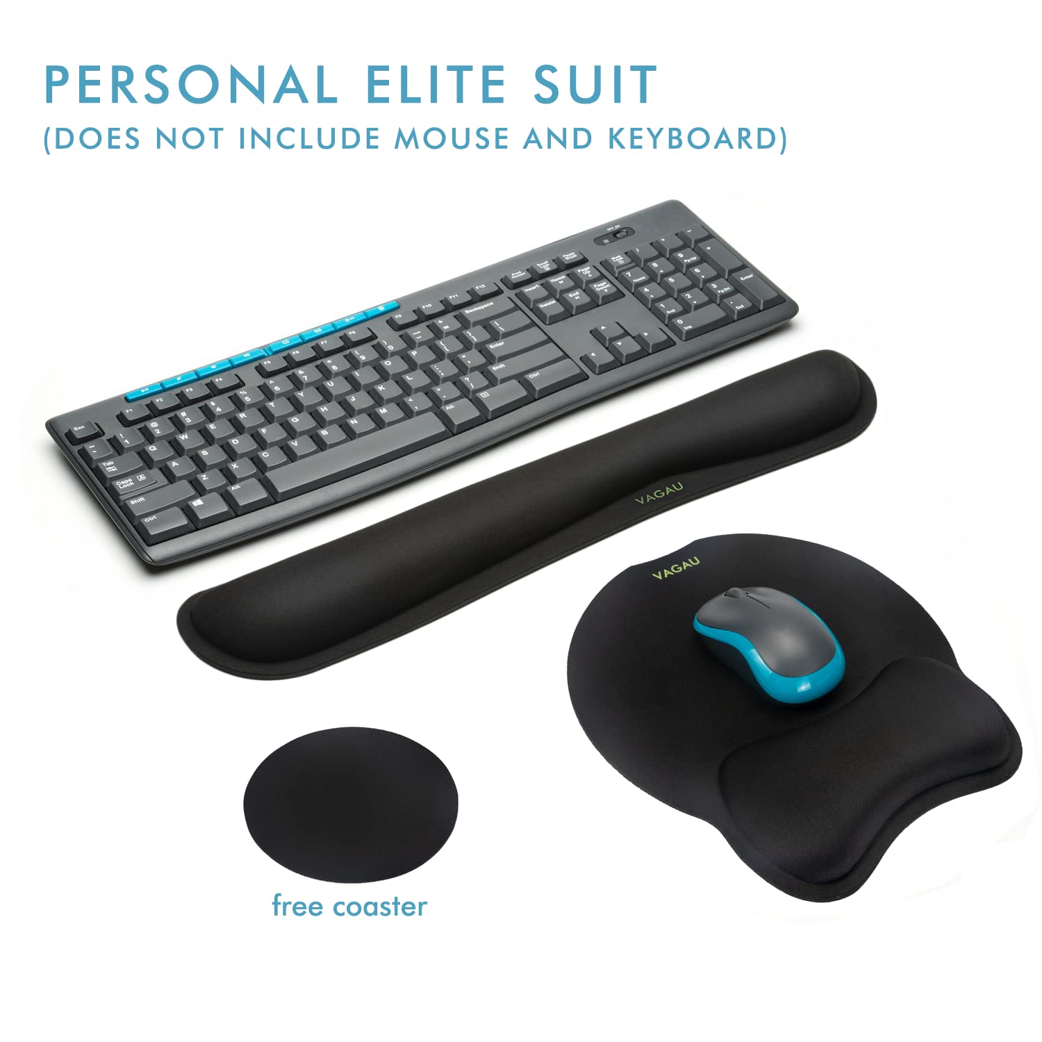 VAGAU Premium Keyboard Wrist Rest and Mouse Pad Wrist Support