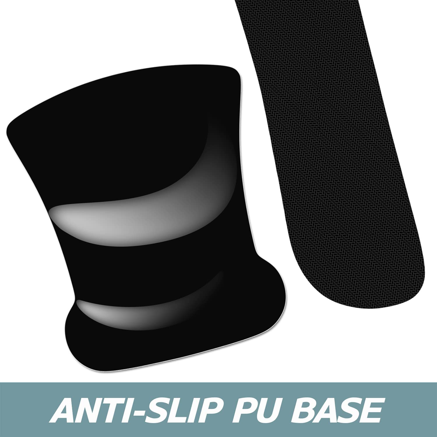 ITNRSIIET Mouse Pad Wrist Support Keyboard Wrist Rest Pad Ergonomic Mousepad Non-Slip Memory Foam
