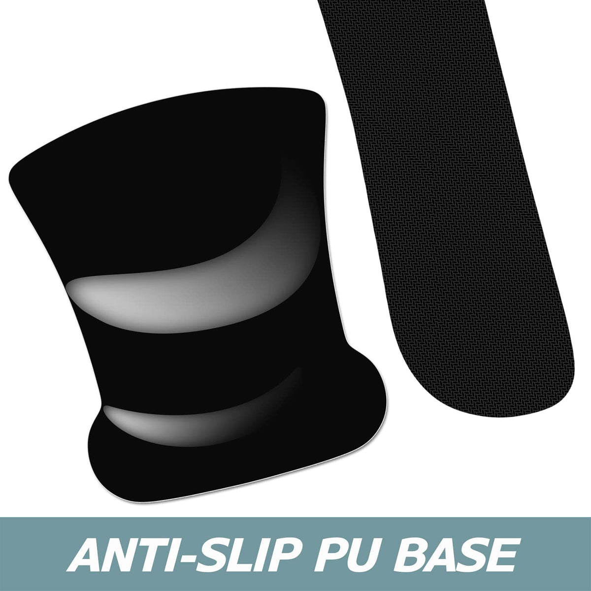 ITNRSIIET Mouse Pad Wrist Support Keyboard Wrist Rest Pad Ergonomic Mousepad Non-Slip Memory Foam