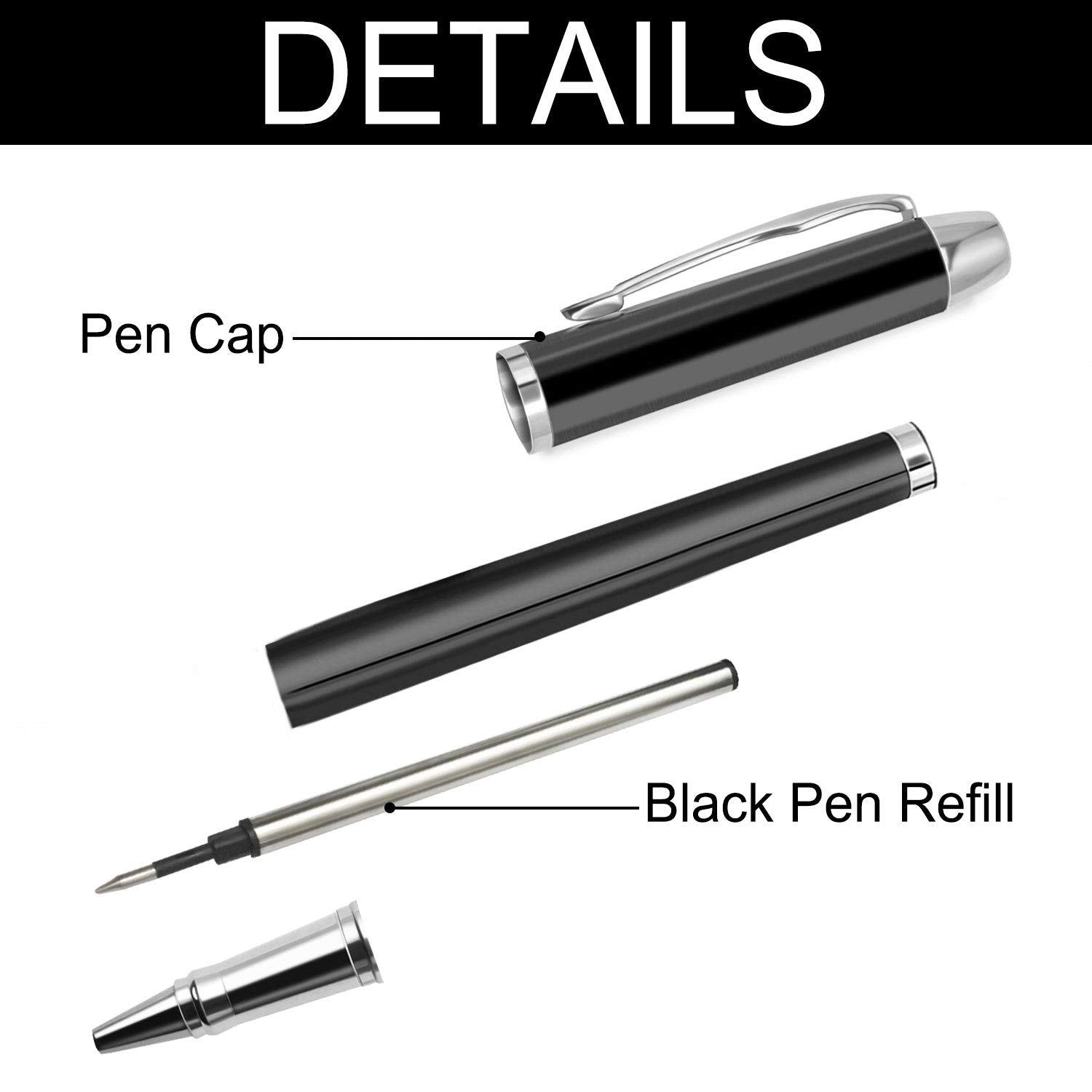 Personalized Pens,Custom Engraved Ballpoint Pen and Case,Personalized Gifts for