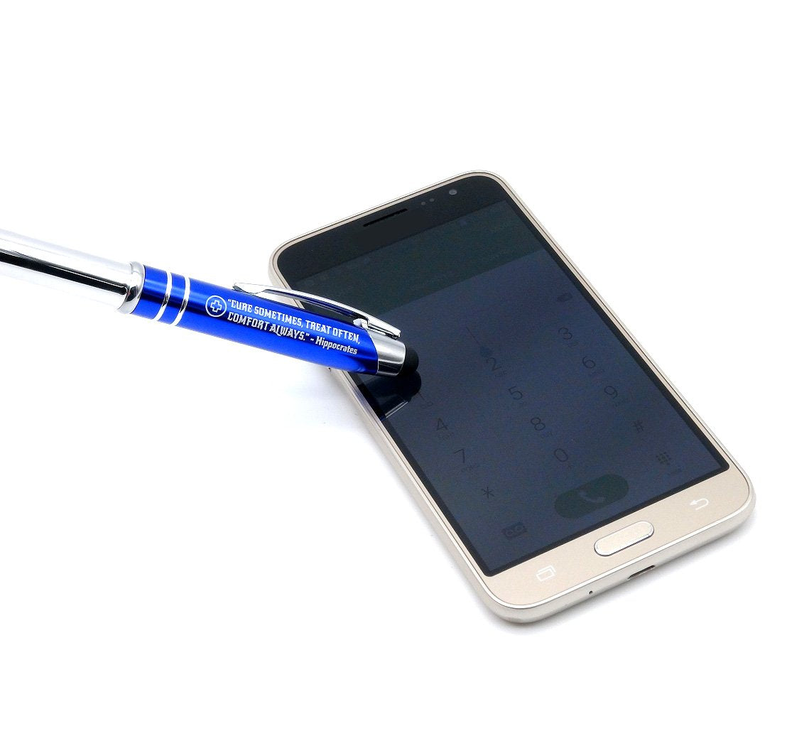 Inkstone Medical Gift Pen with Inspirational Quote - Cure Sometimes, Treat Often, Comfort Always.
