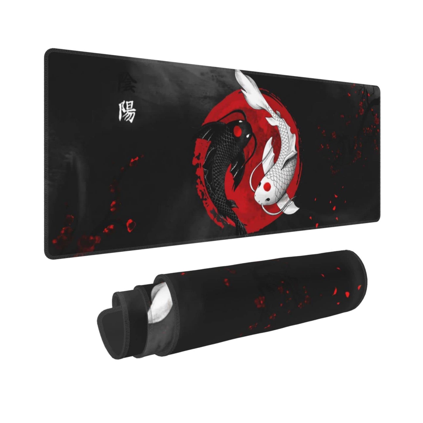Japanese Koi Mouse Pad XL Extended Desk Mat, Computer Mousepad