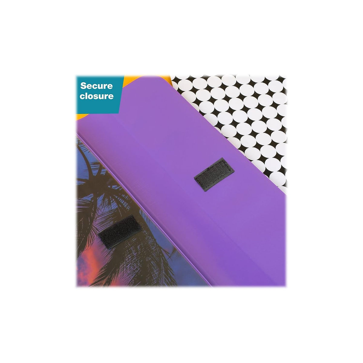 Mead Trapper Keeper Binder, Retro Design, 1 Inch Binder with Folders and Pockets, Holds 8-1/2" x