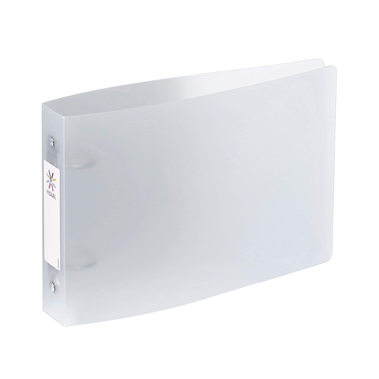 Viquel Bristol Index Folder with ID Labels 2 Rings A5 25 x 16.5 cm Colourless