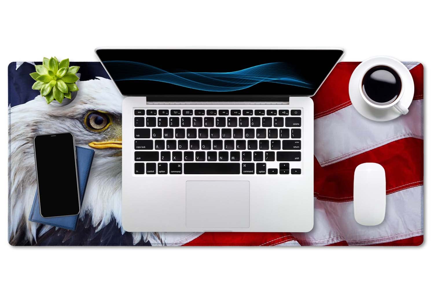 SSOIU Gaming Mouse Pad, Extended Mouse Pad, 35.5x15.7inch XXL Large Big Computer Keyboard Mouse Mat