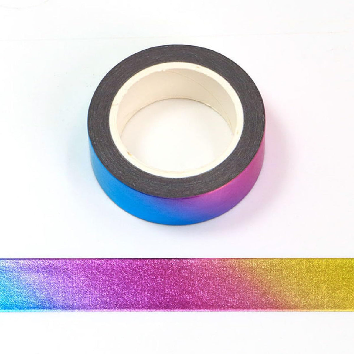 Syntego Solid Foil Washi Tape 15mm x 10m - Self-Adhesive Decorative Tape; for Scrapbooking