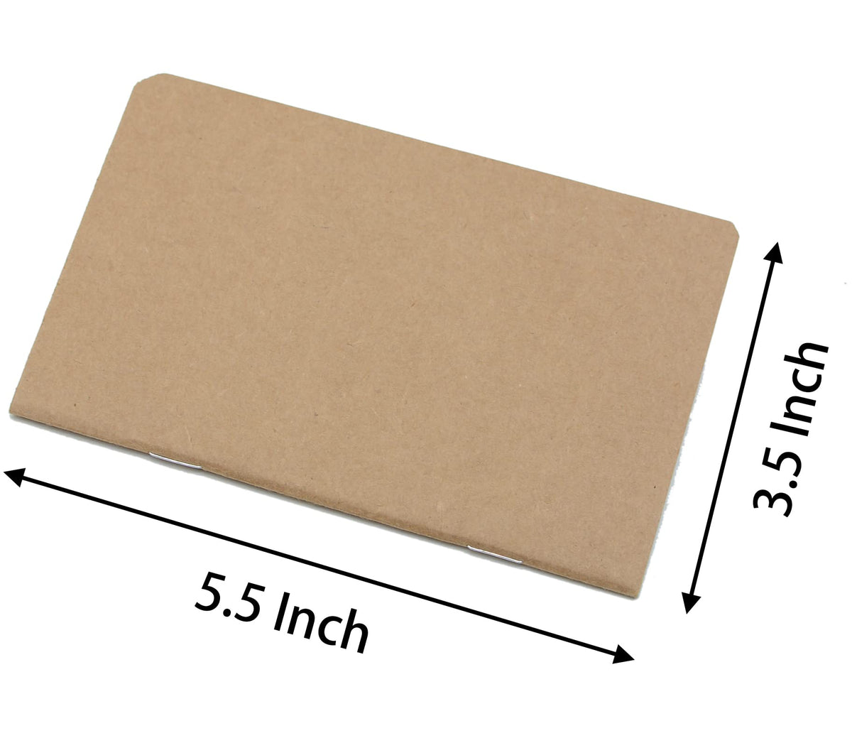 Yansanido 24 Pcs 5.5 Inch x 3.5 Inch Brown Cover Pocket Notebook 32 Sheets (64 Pages) Blank Pages
