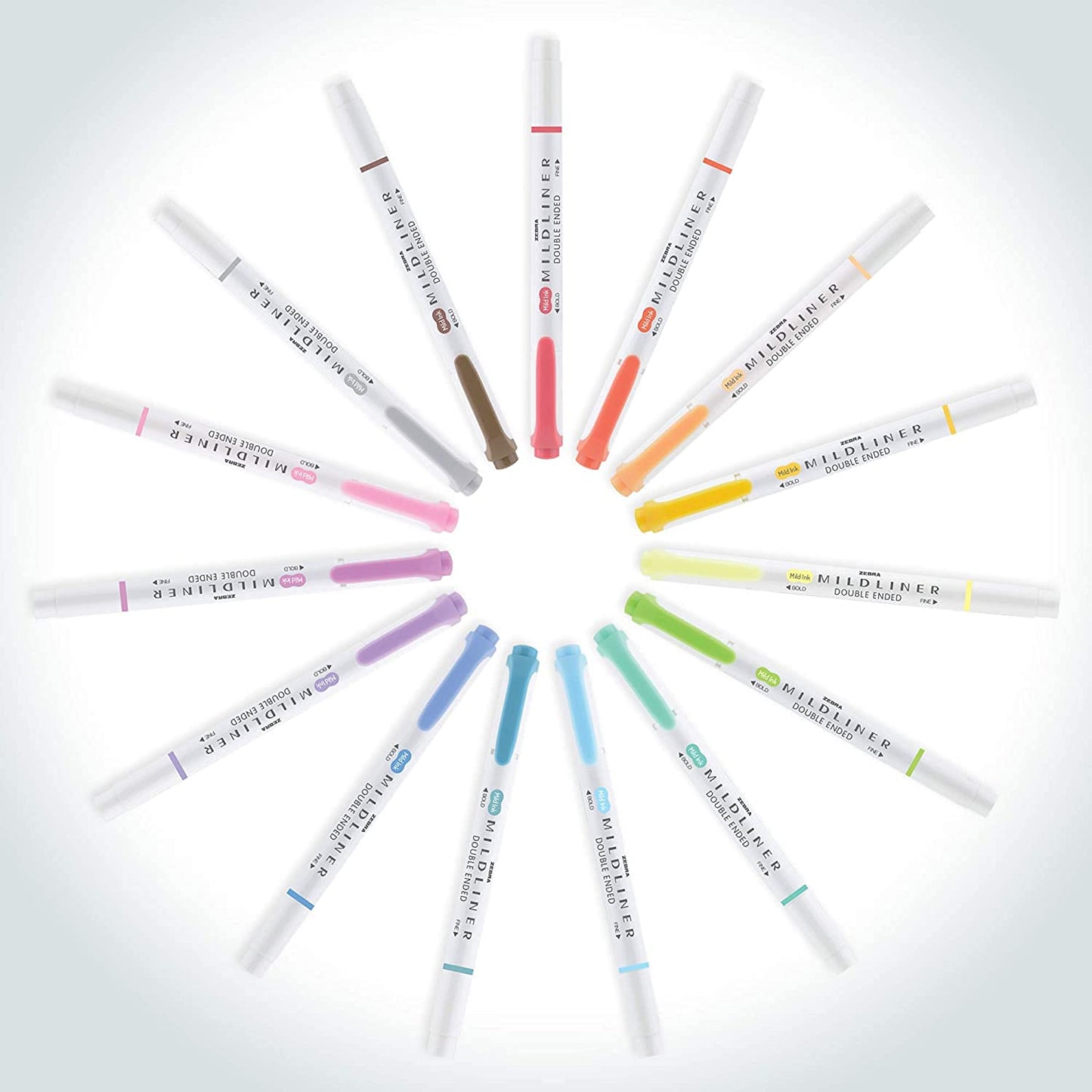 Zebra Pen Mildliner Double-Ended Highlighter Set, Broad and Fine Point Tips, Ideal for Bible