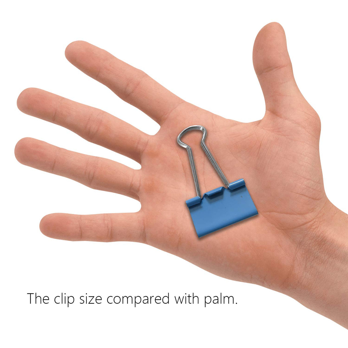 Medium Binder Clips Mix Color 1-1/4" / 1.25 inches / 32 mm a Little bit Scratch Paper Clips (24