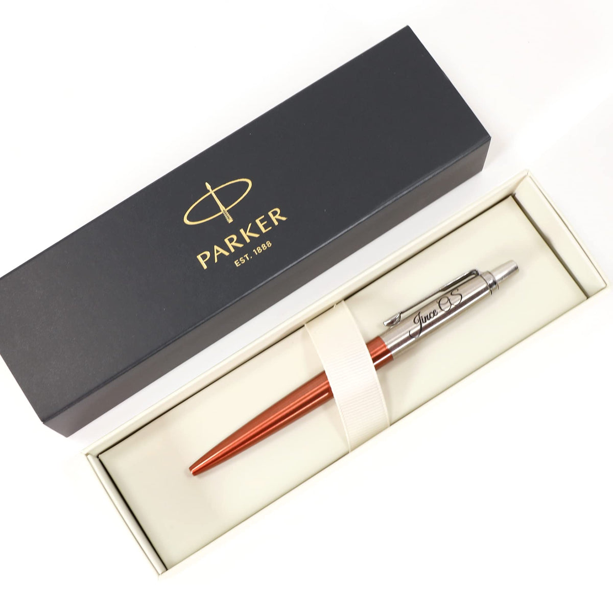 Personalised Custom Parker Jotter Bond Street Pen + Gift Box | Design A Truly Unique Present |