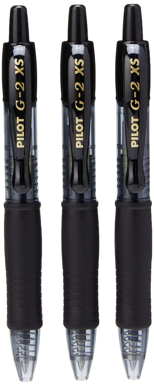 Pilot G2 Pixie 0.7mm Mini Gel Ink Retractable Rollerball Pen (Pack of 12) - Black