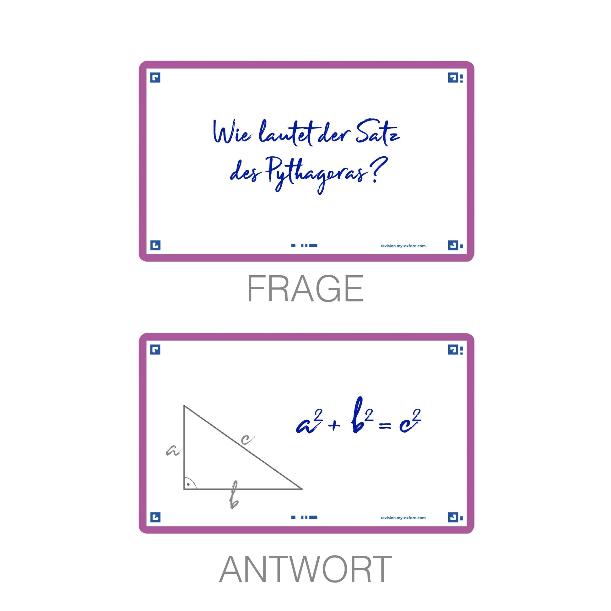 Oxford Flash 2.0 Flashcards A7 75 x 125 mm White Light Purple Pack of 80