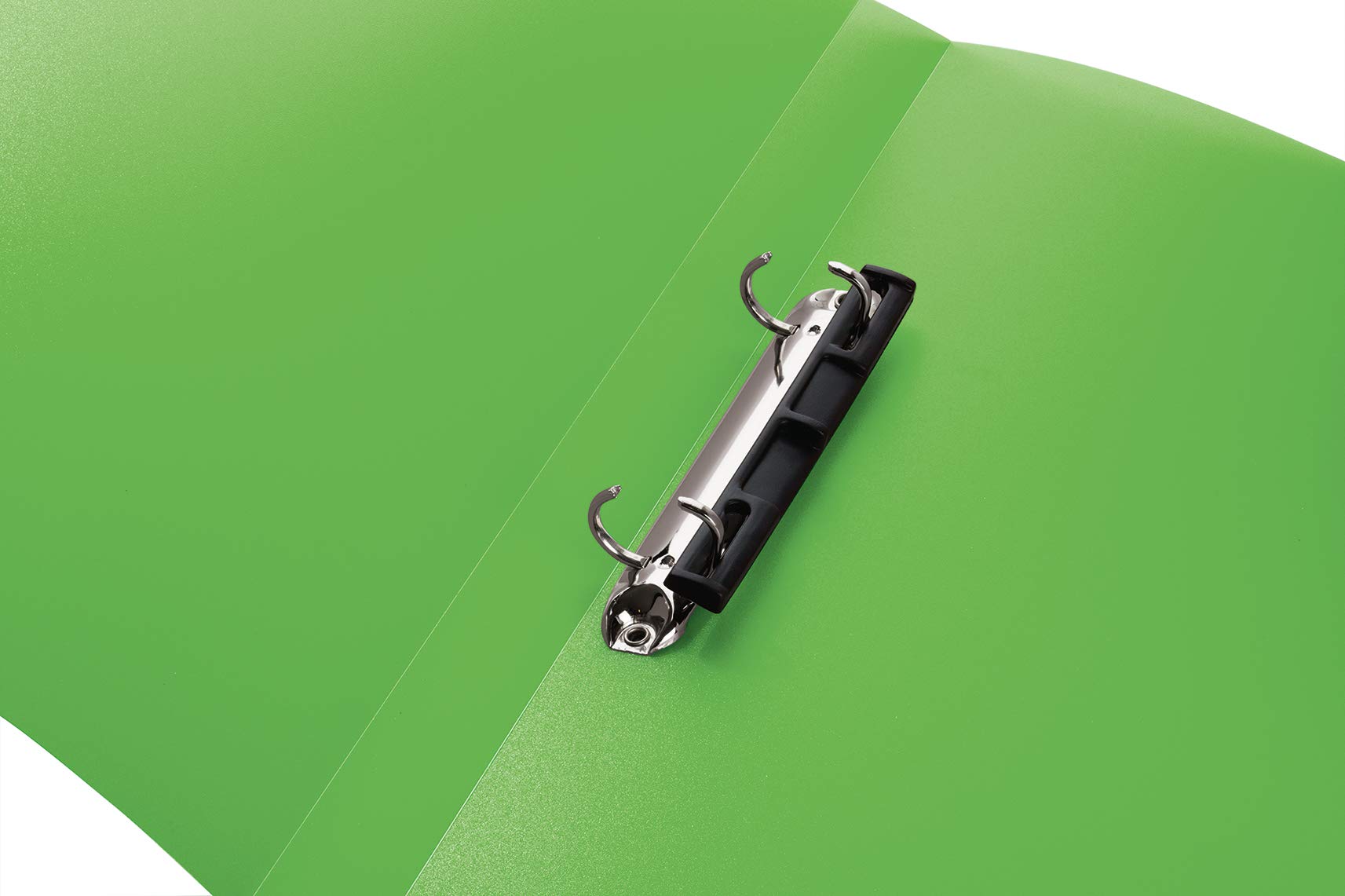 HERMA Ring Binder Translucent in Light Green, A4, 25 mm Spine, Slim 2-Ring Binder Made of Plastic
