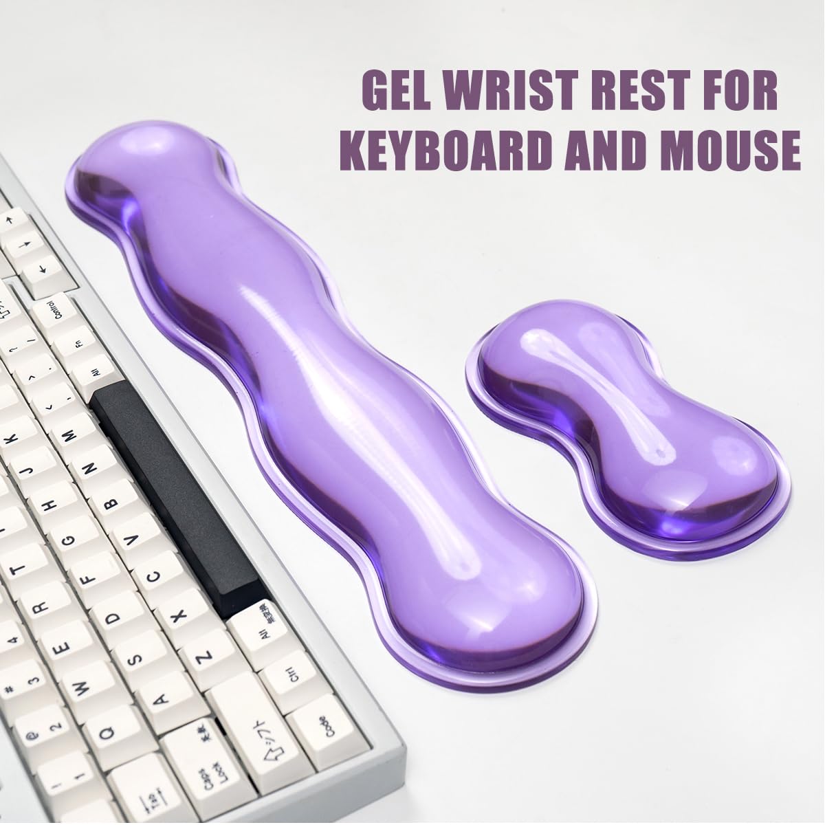 Gel Keyboard and Mouse Wrist Rest Set,Wrist Pad for Computer Keyboard