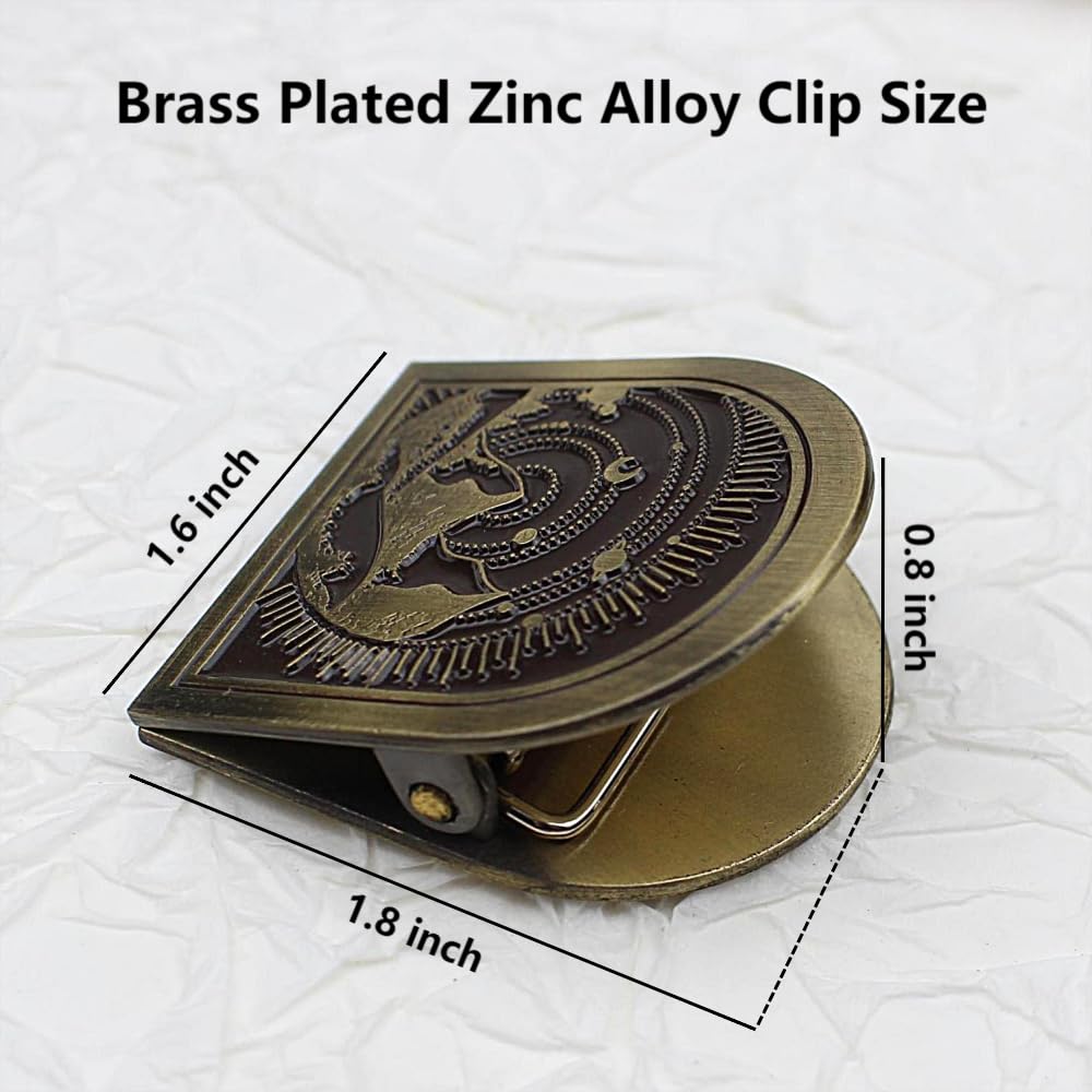 Dwpetzo Vintage Forest Themed Metal Book Clip for TN Travelers Moterm Midori Notebook Accessories
