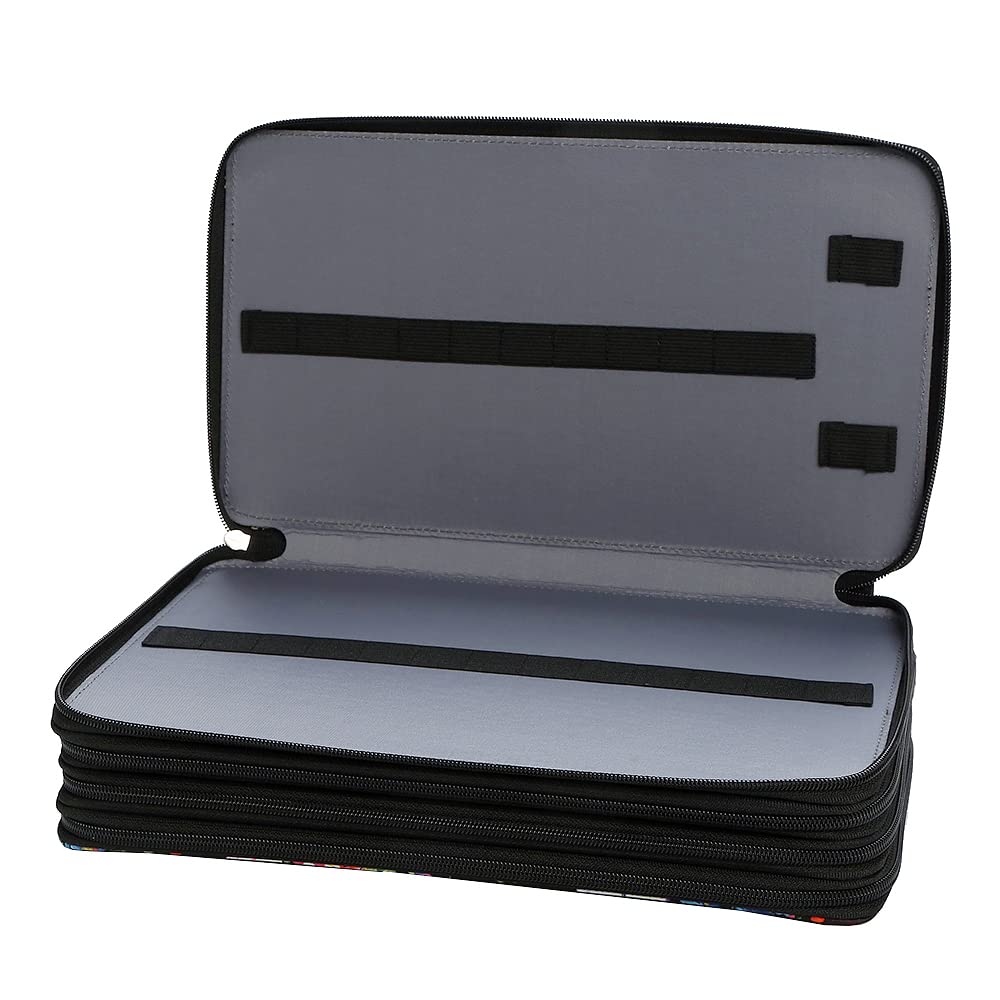 Lbxgap 300 Slots Colored Pencil Case Organizer, 4 Layer Bag