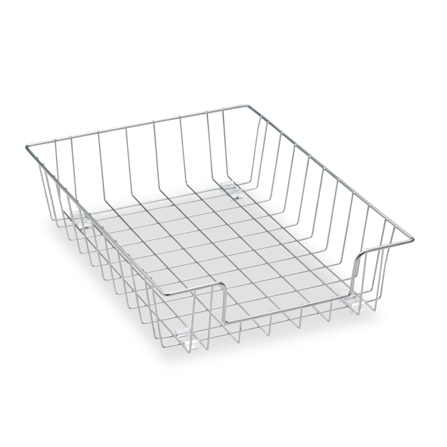 Fellowes Workstation 3" Letter Desk Tray Organizer, Wire, Silver (60012)
