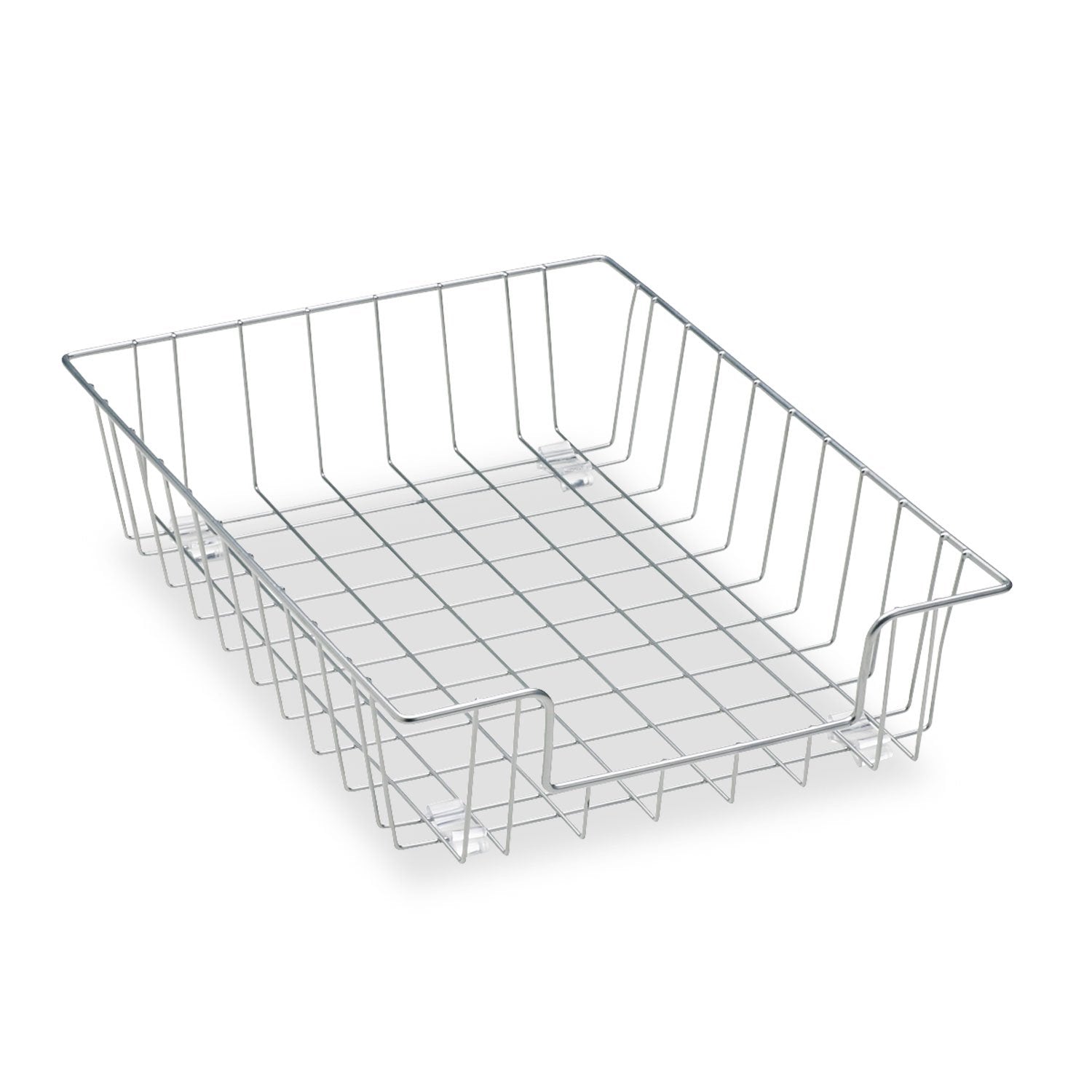 Fellowes Workstation 3" Letter Desk Tray Organizer, Wire, Silver (60012)