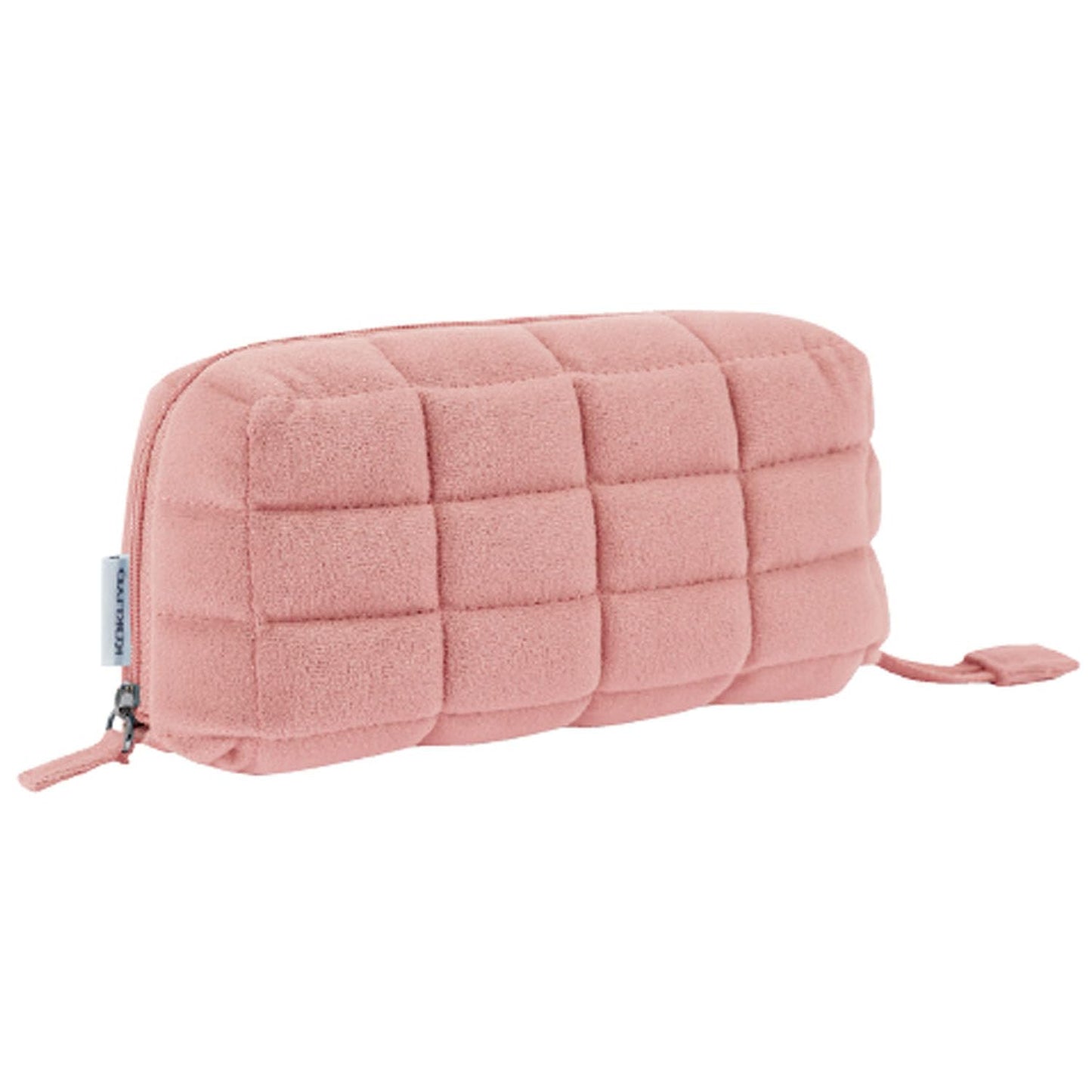 KOKUYO Padded Pencil Holder, Soft Stationery Pouch, Mococo Pink