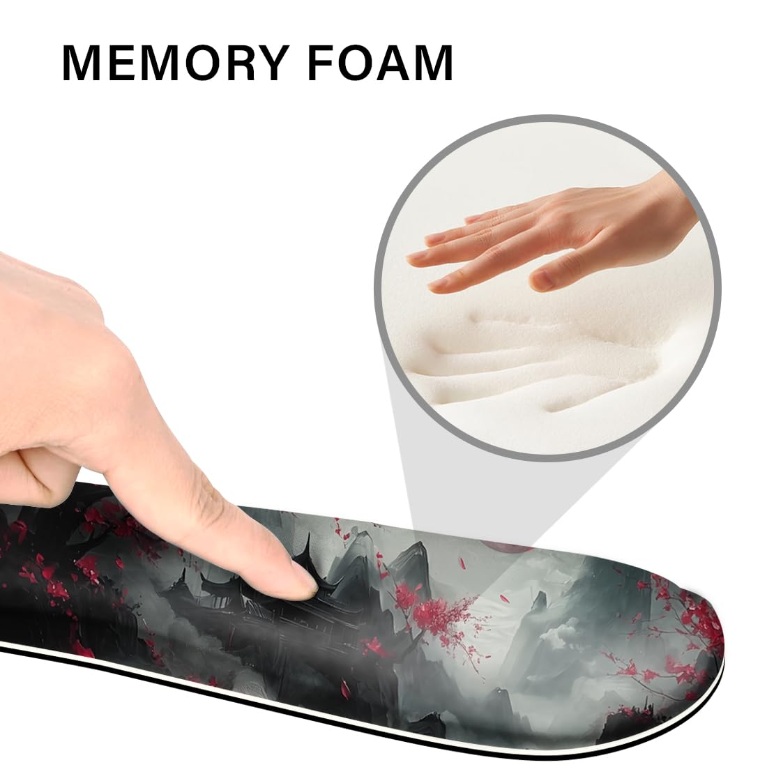 Desk Pad and Keyboard Wrist Rest,Janpense Large Mouse Pad + Keyboard Pad+Mouse Wrist Support
