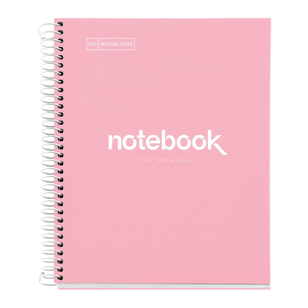 Miquelrius - A5 Notebook Emotions, 80 Sheets 90 g/m², Horizontal Ruled 7 mm, 1 Colour Strip