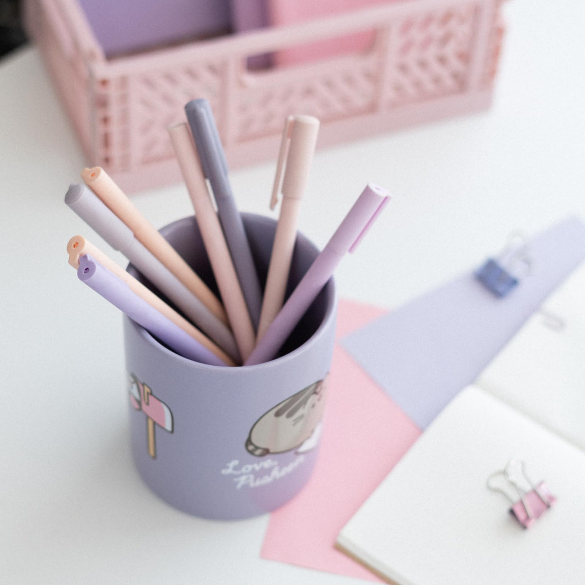 Grupo Erik Pusheen Pen Holder, Pusheen Gifts, Kawaii Accessories