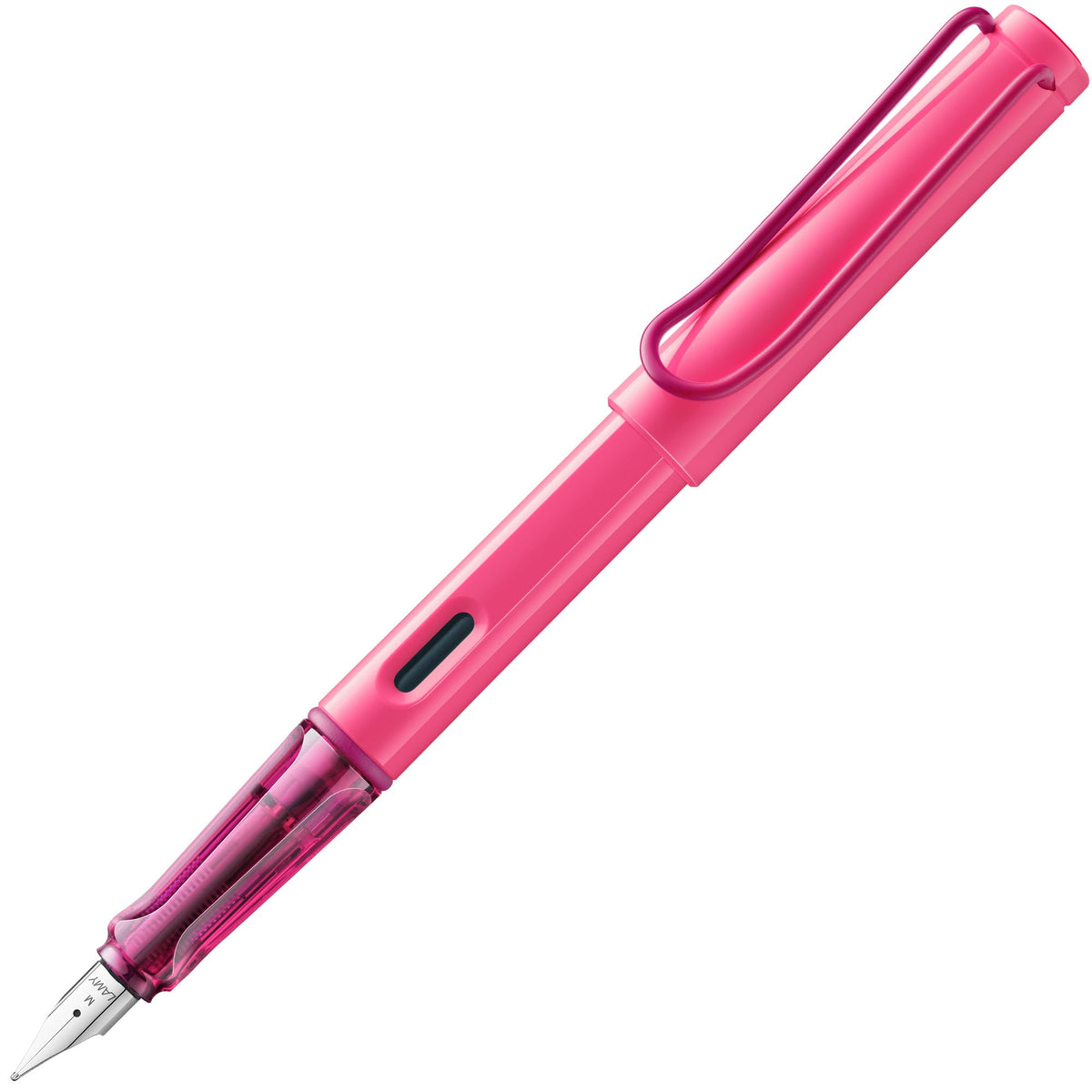 LAMY safari neonpink - Fountain Pen with ergonomic grip & polished steel nib in size EF - ideal for