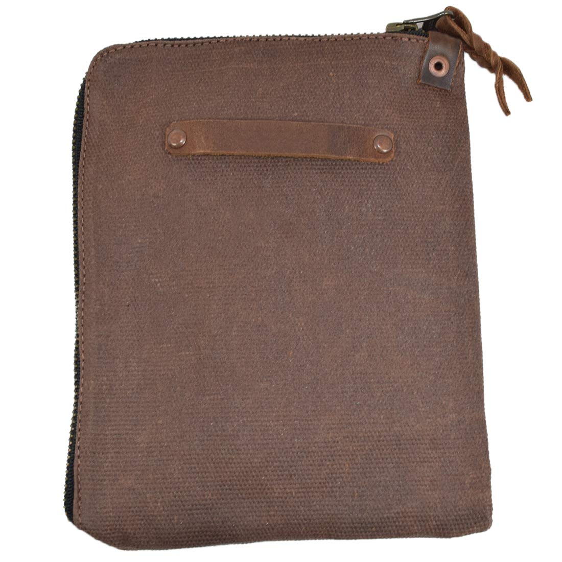 Hide & Drink, Scribbler Case for Notebook Handmade from Waxed Canvas (Honey Bourbon)