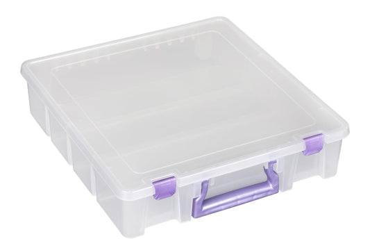 ArtBin Essentials 12 x 12 One-Compartment Craft Box, Clear