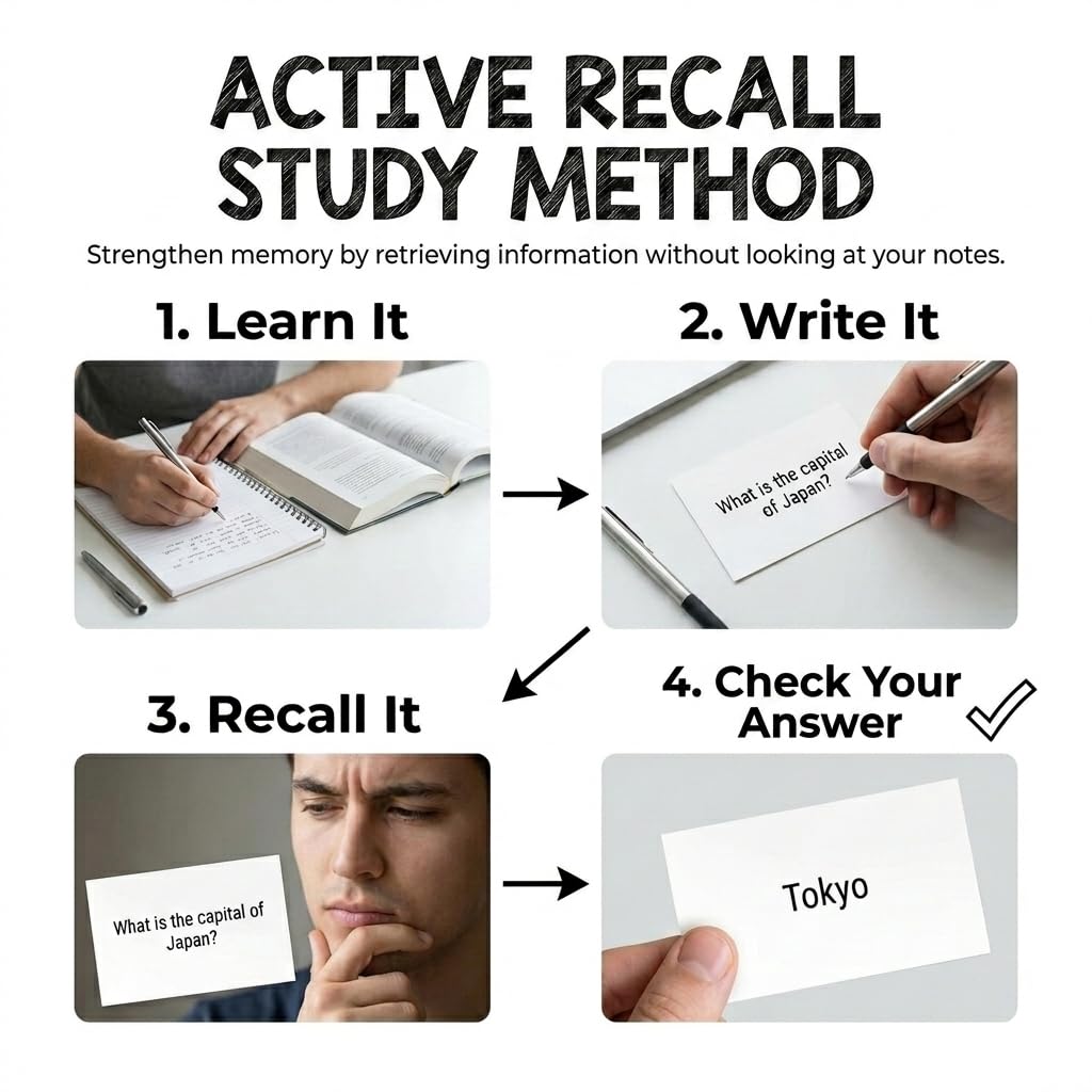 Mini White Flash Cards 2" x 3.5", 1,000 Study Cards, Made in USA