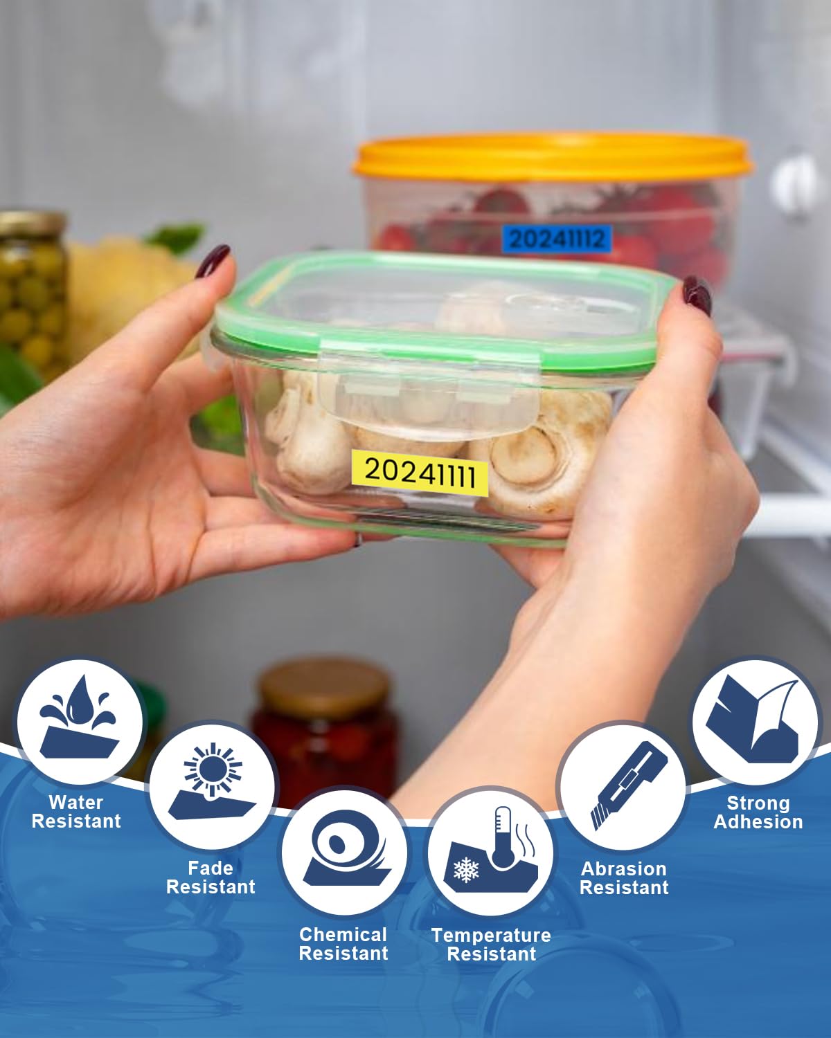 Label Maker Tape Compatible with Brother PT-D200 1280 2040 1750 1090 1180